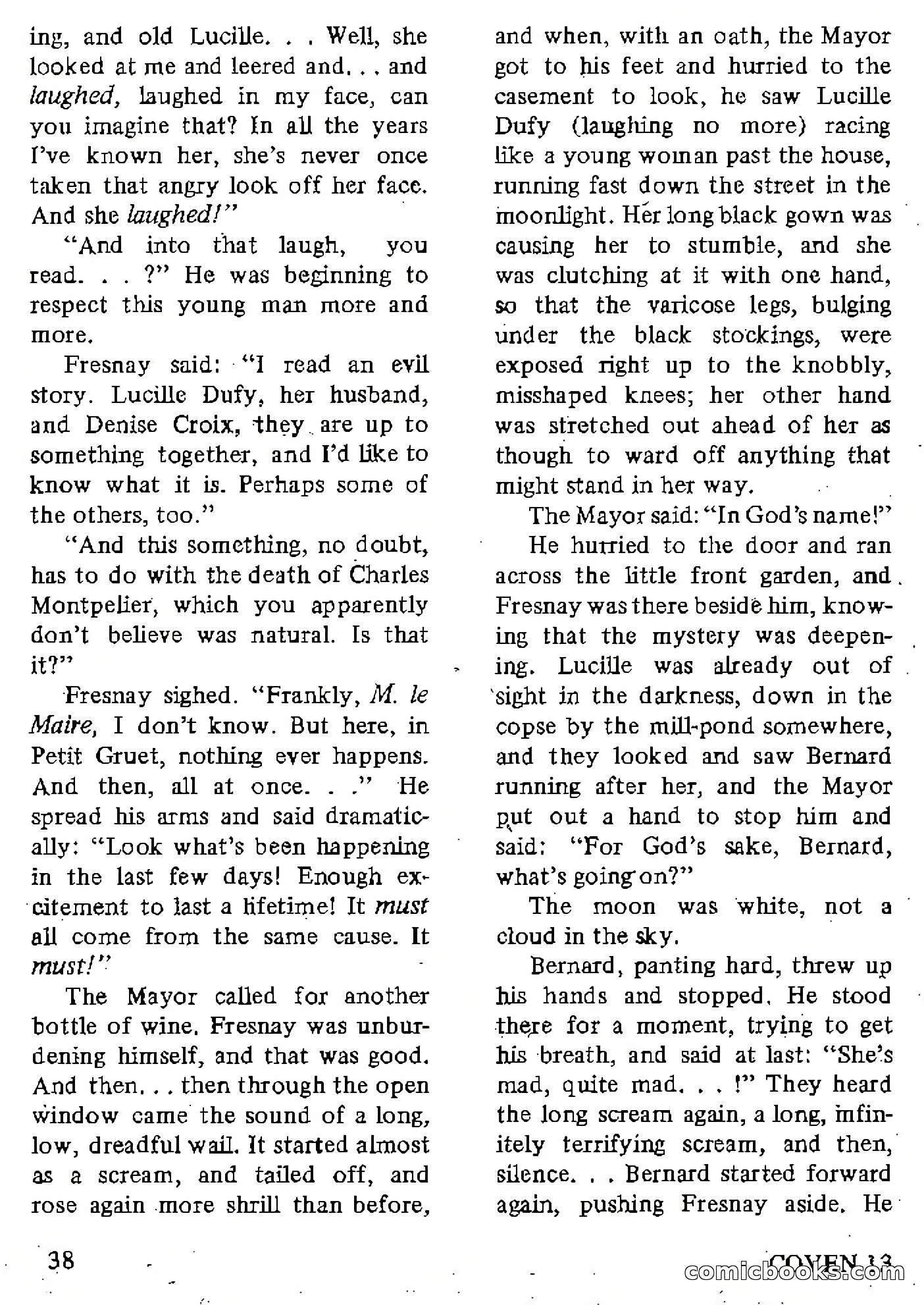 Coven 13, Vol. 1, No. 1 — page 38 of 148