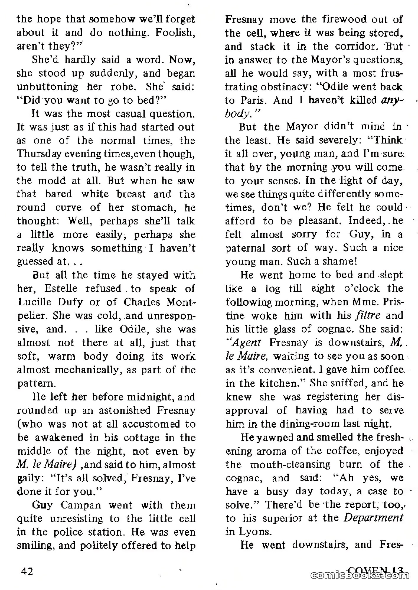 Coven 13, Vol. 1, No. 1 — page 42 of 148