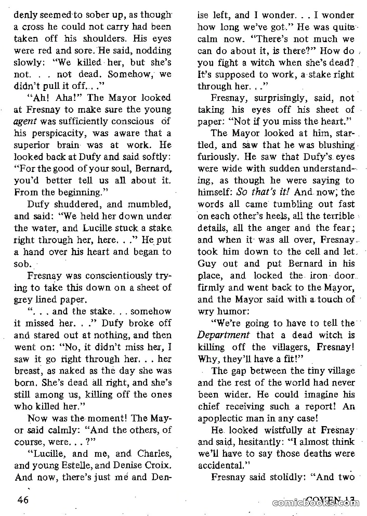 Coven 13, Vol. 1, No. 1 — page 46 of 148