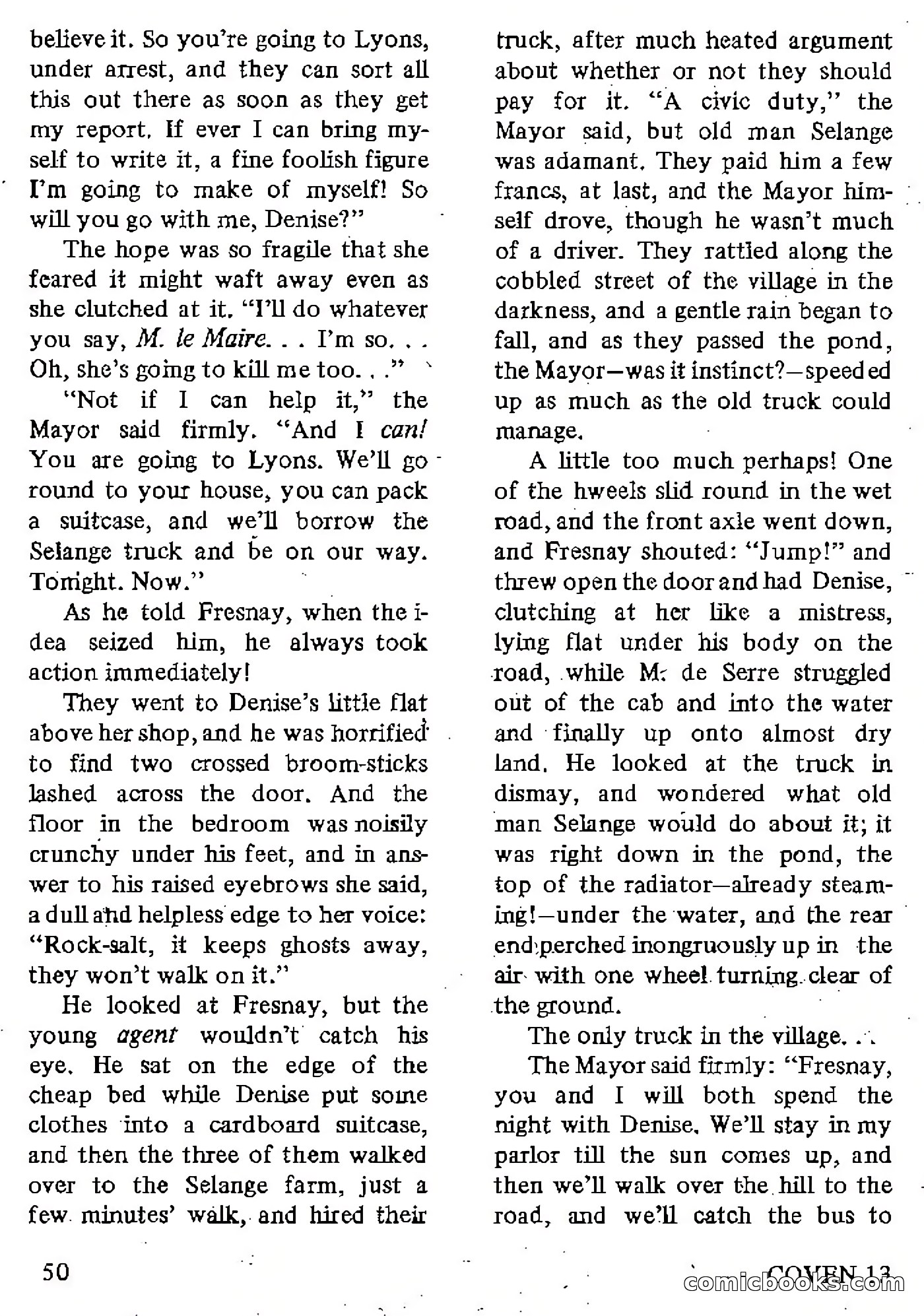 Coven 13, Vol. 1, No. 1 — page 50 of 148