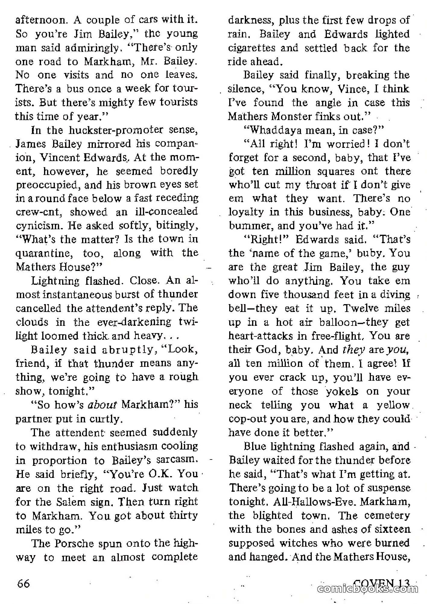 Coven 13, Vol. 1, No. 1 — page 66 of 148