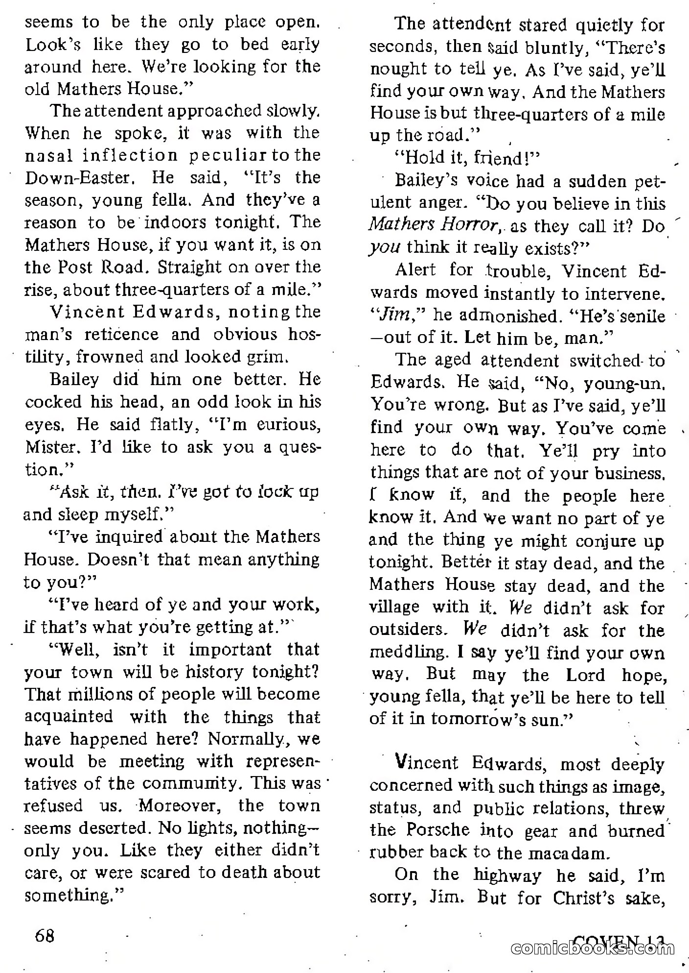 Coven 13, Vol. 1, No. 1 — page 68 of 148