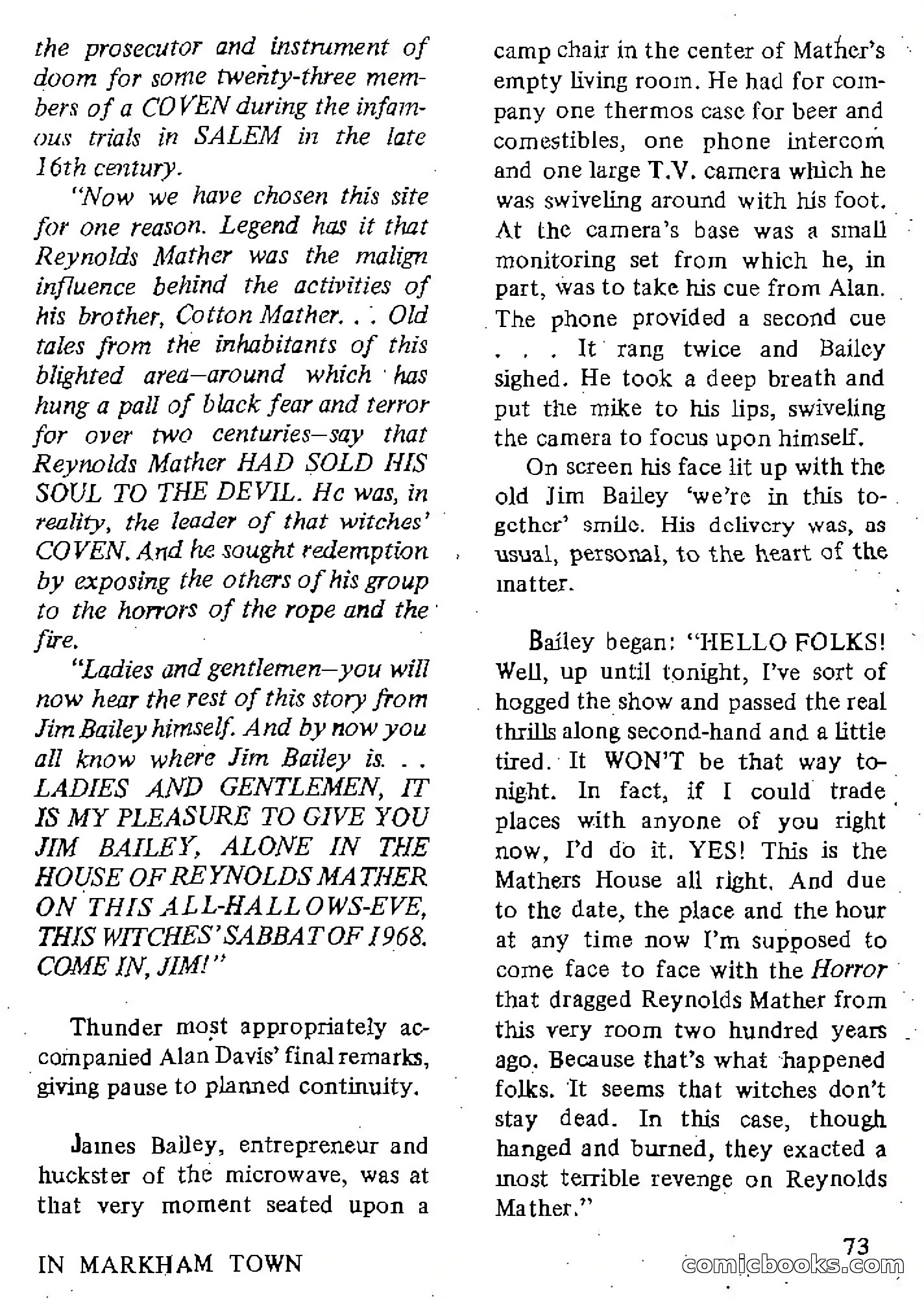 Coven 13, Vol. 1, No. 1 — page 73 of 148