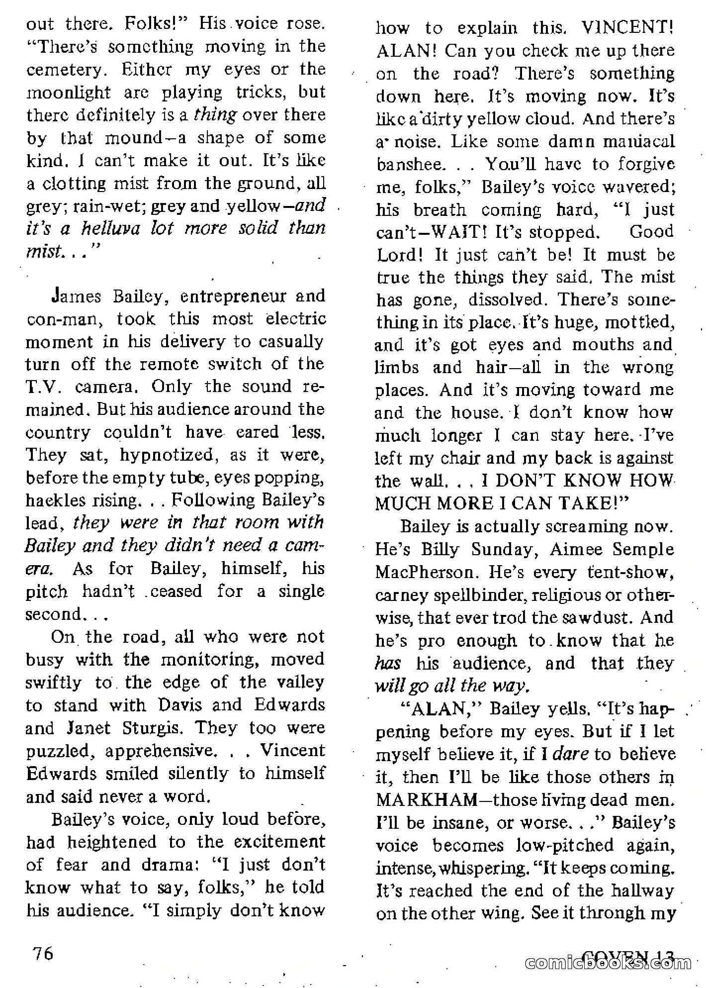 Coven 13, Vol. 1, No. 1 — page 76 of 148