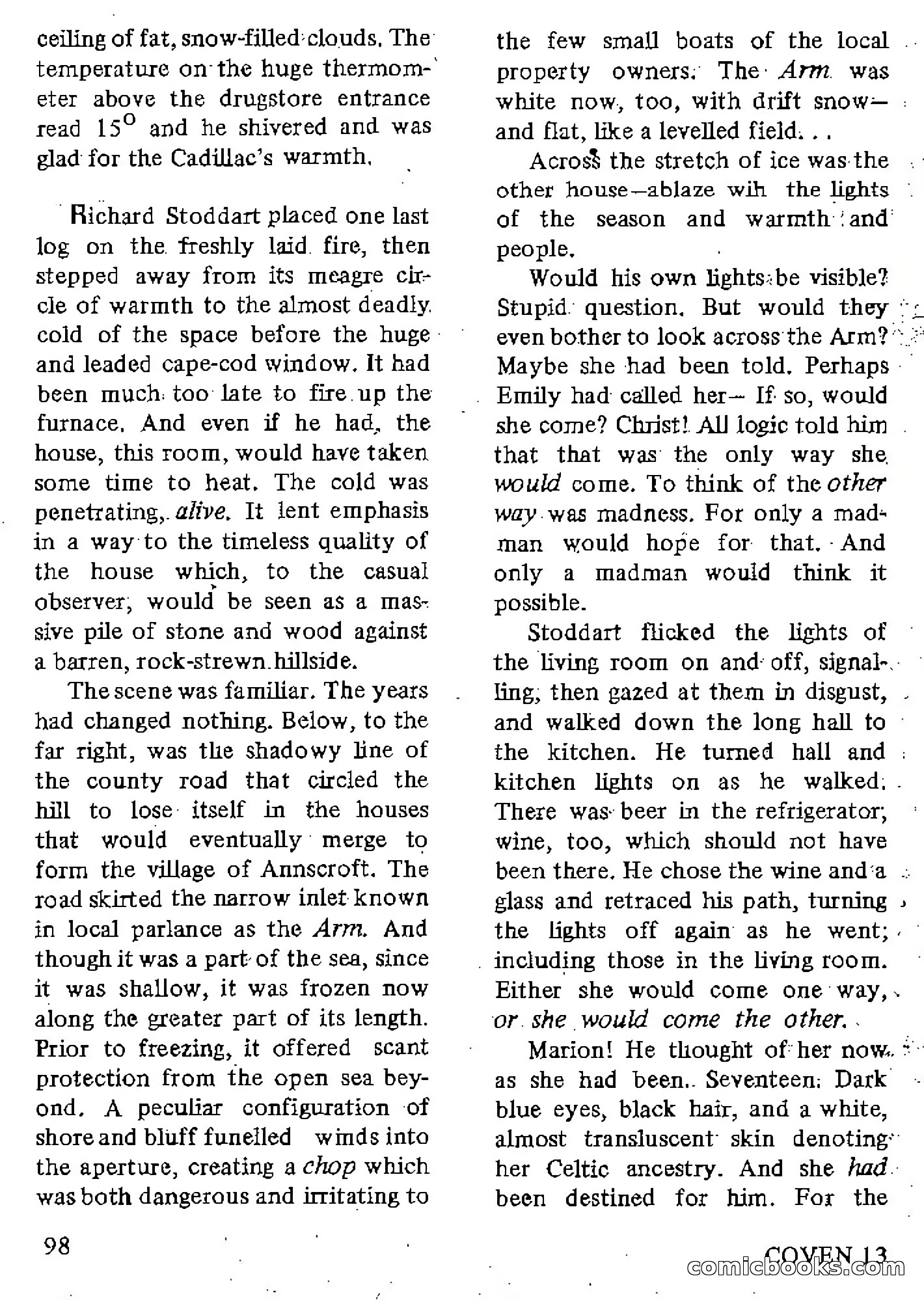 Coven 13, Vol. 1, No. 1 — page 98 of 148