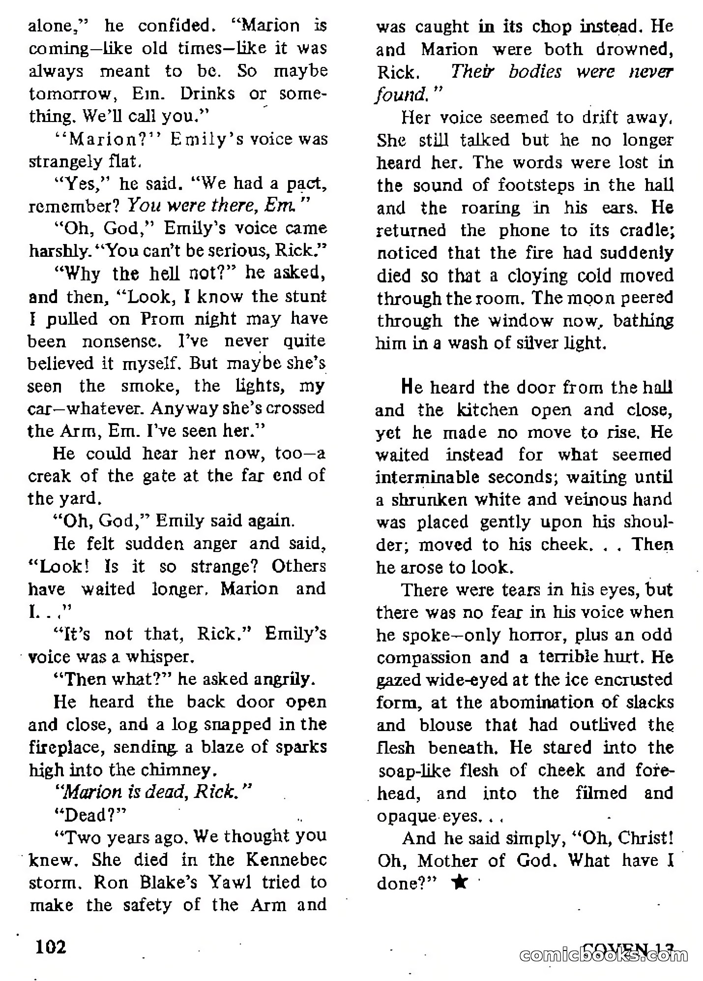 Coven 13, Vol. 1, No. 1 — page 102 of 148