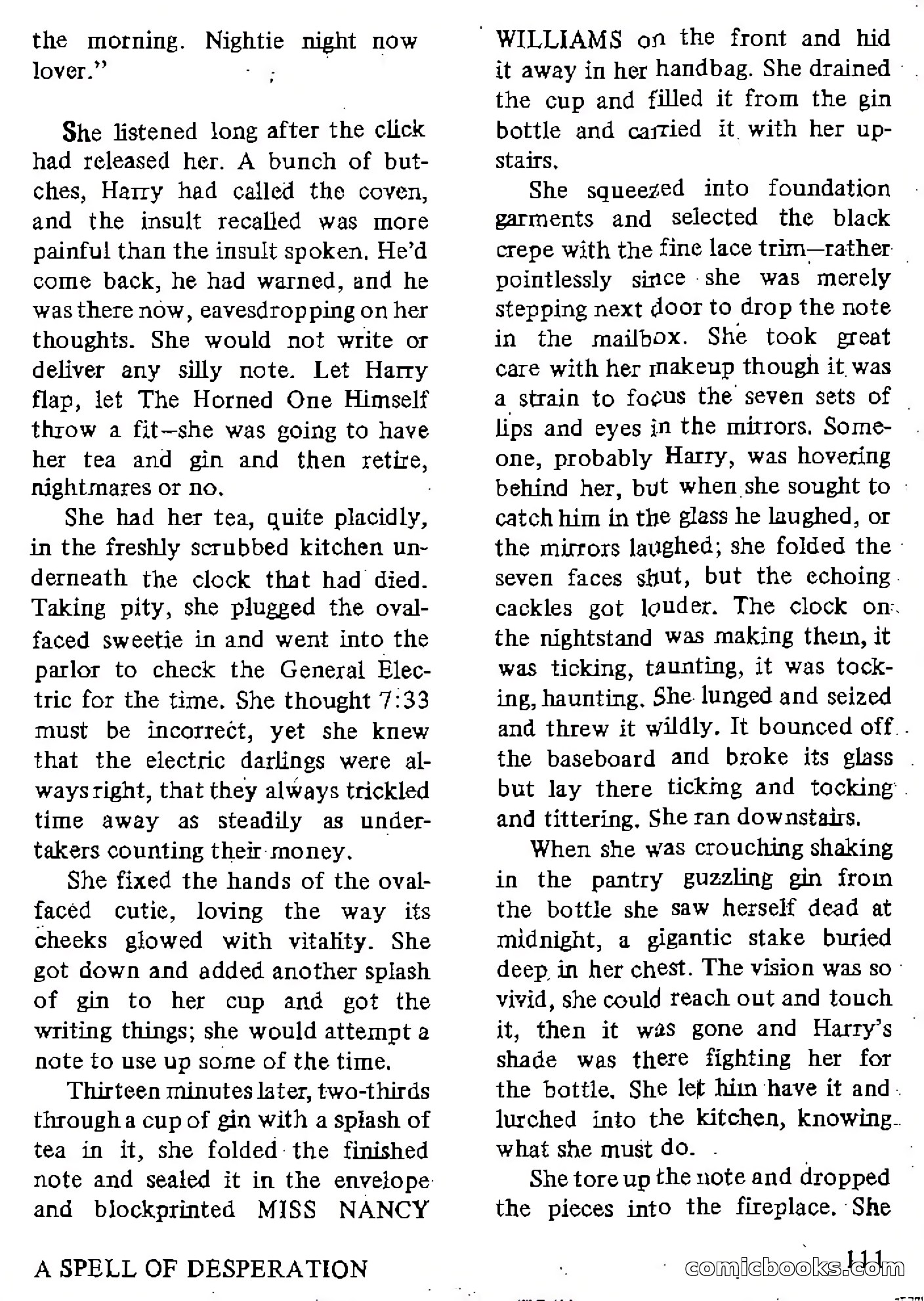 Coven 13, Vol. 1, No. 1 — page 111 of 148