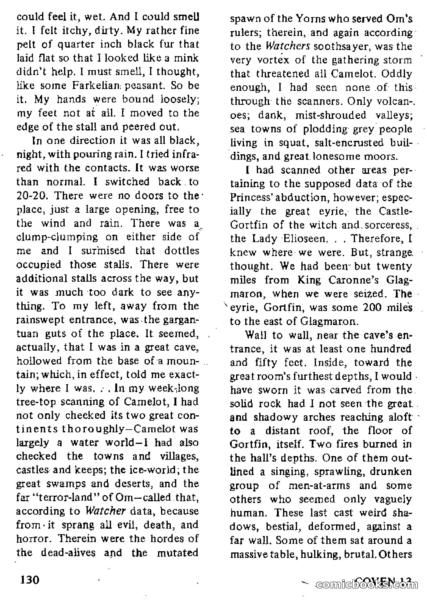 Coven 13, Vol. 1, No. 1 — page 130 of 148