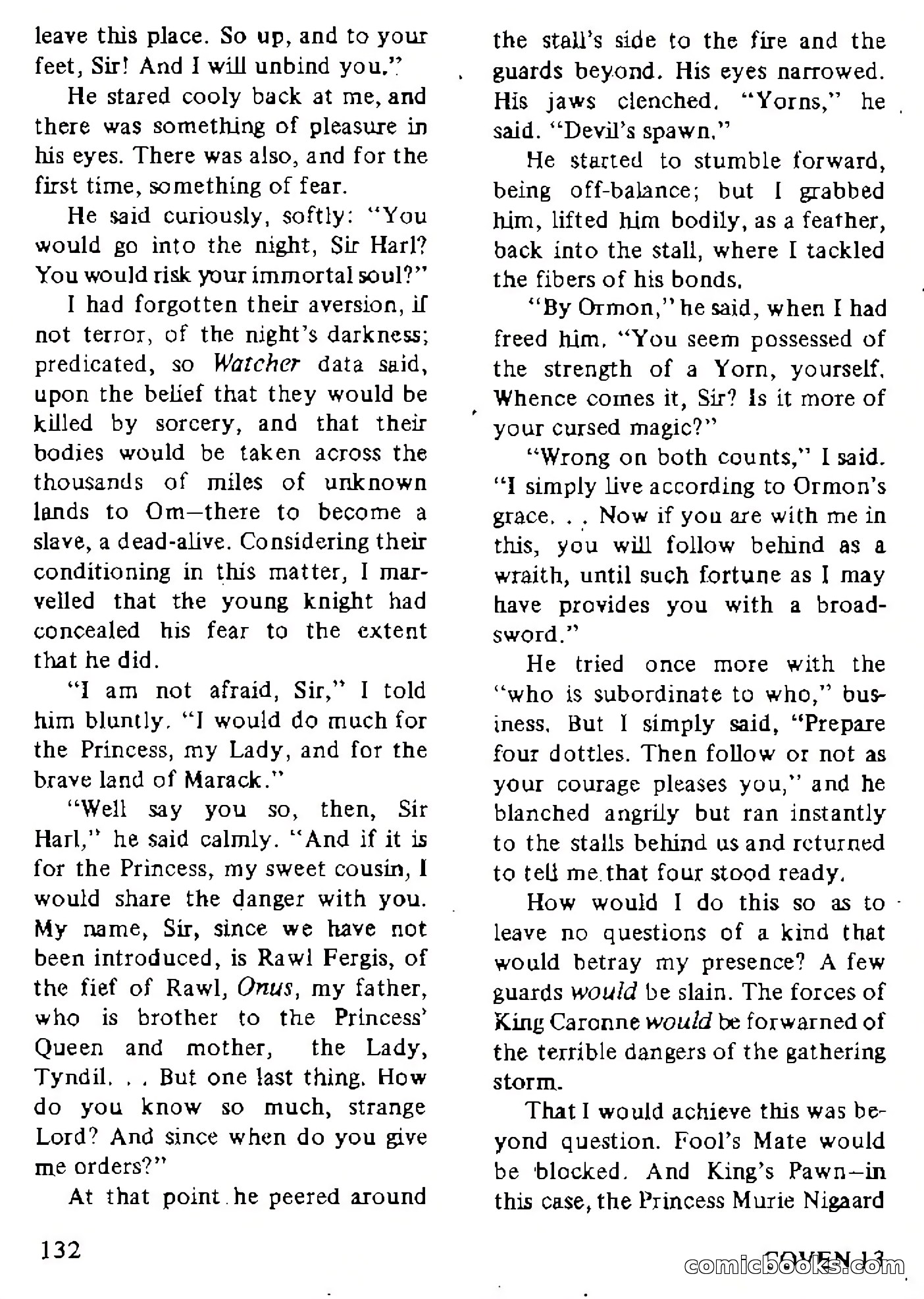 Coven 13, Vol. 1, No. 1 — page 132 of 148