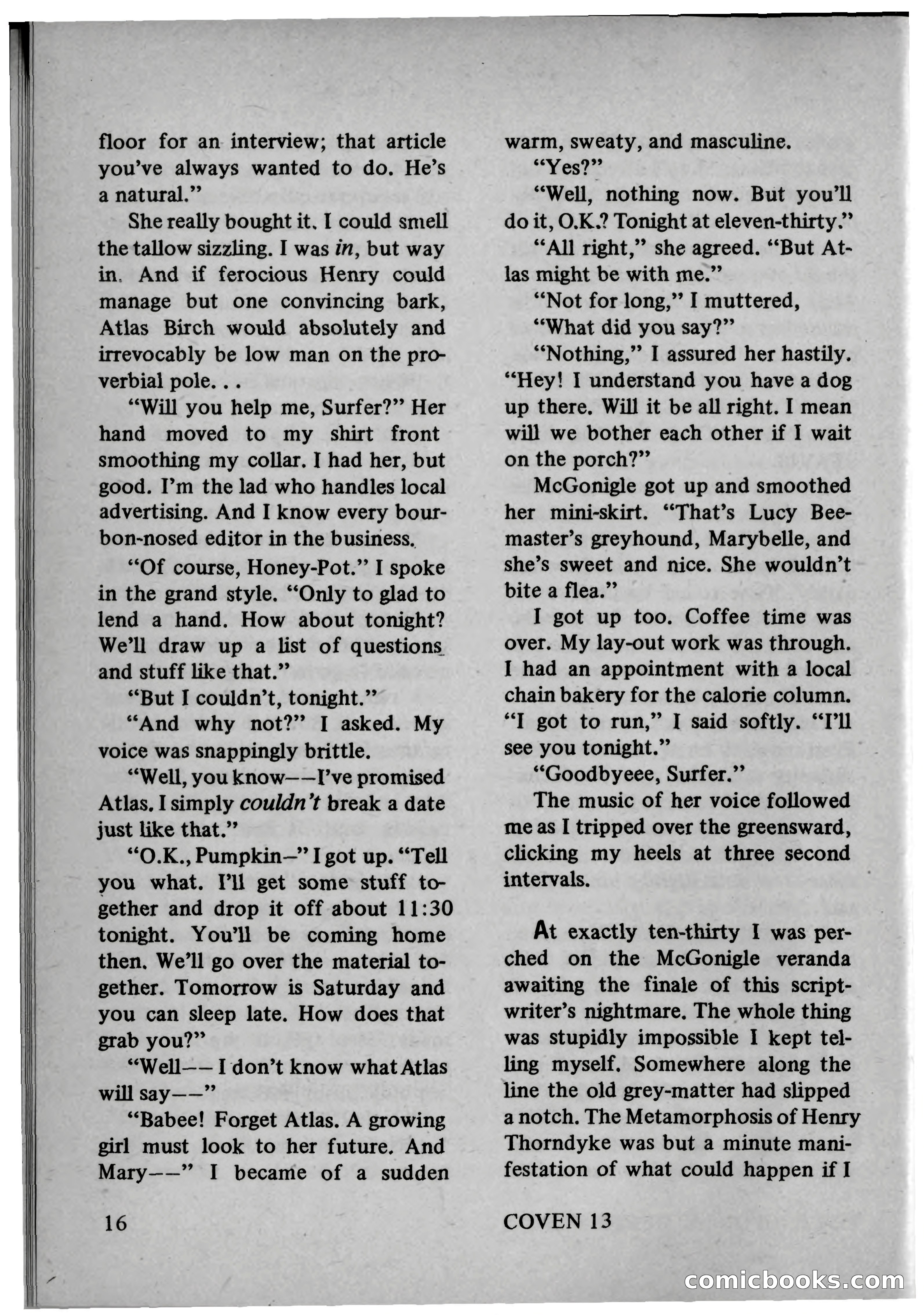Coven 13, November 1969 — page 16 of 147