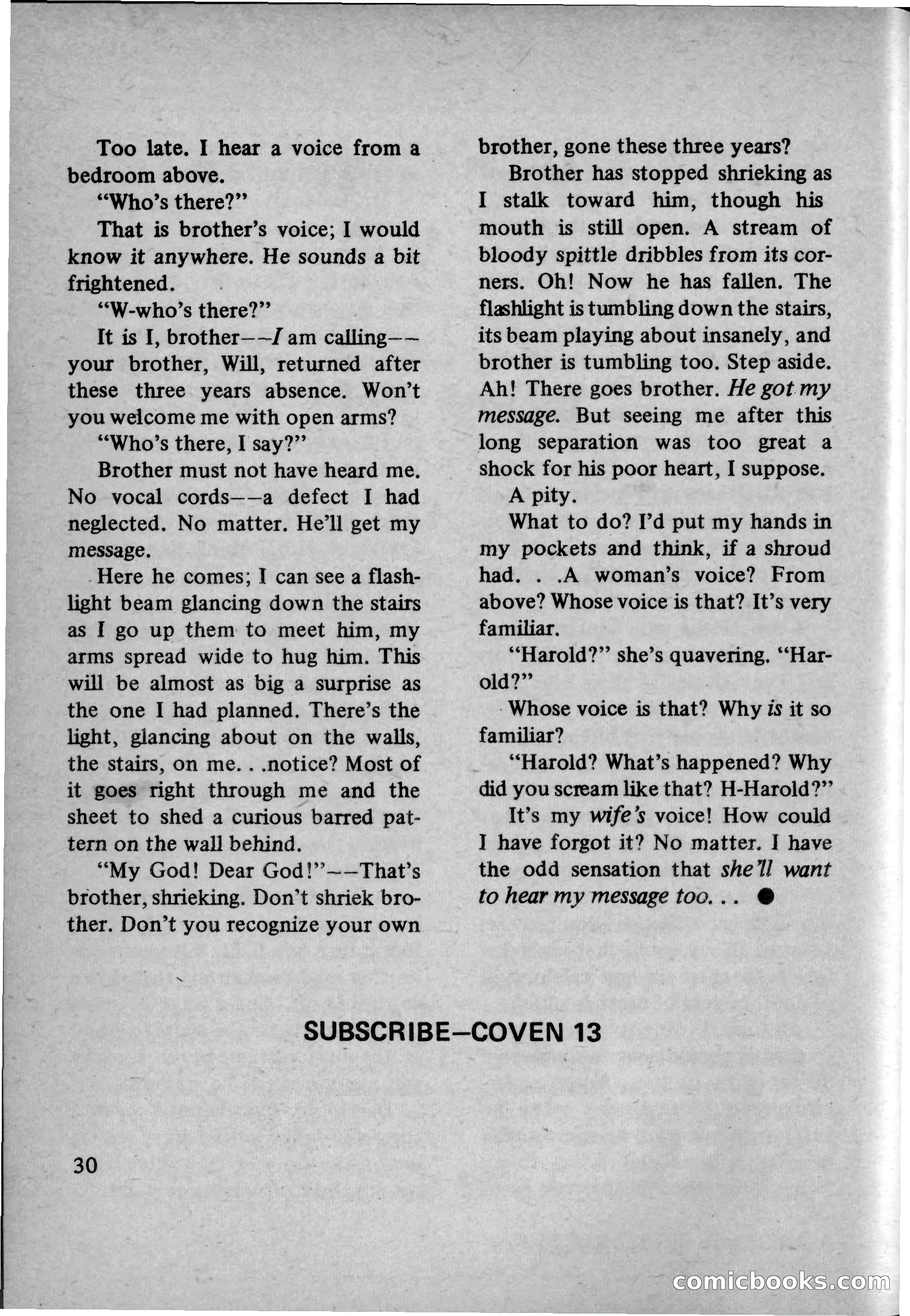 Coven 13, November 1969 — page 30 of 147