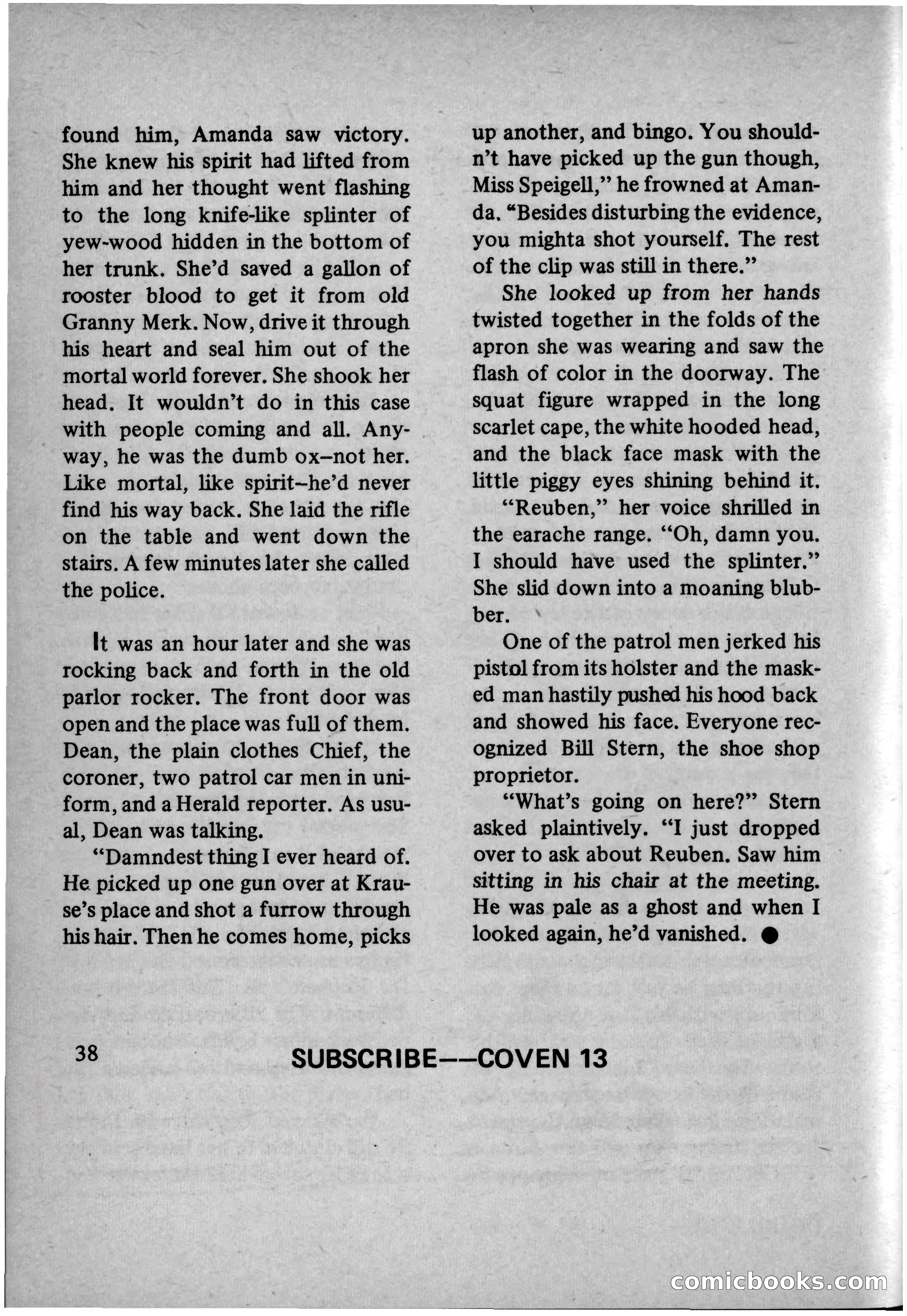 Coven 13, November 1969 — page 38 of 147