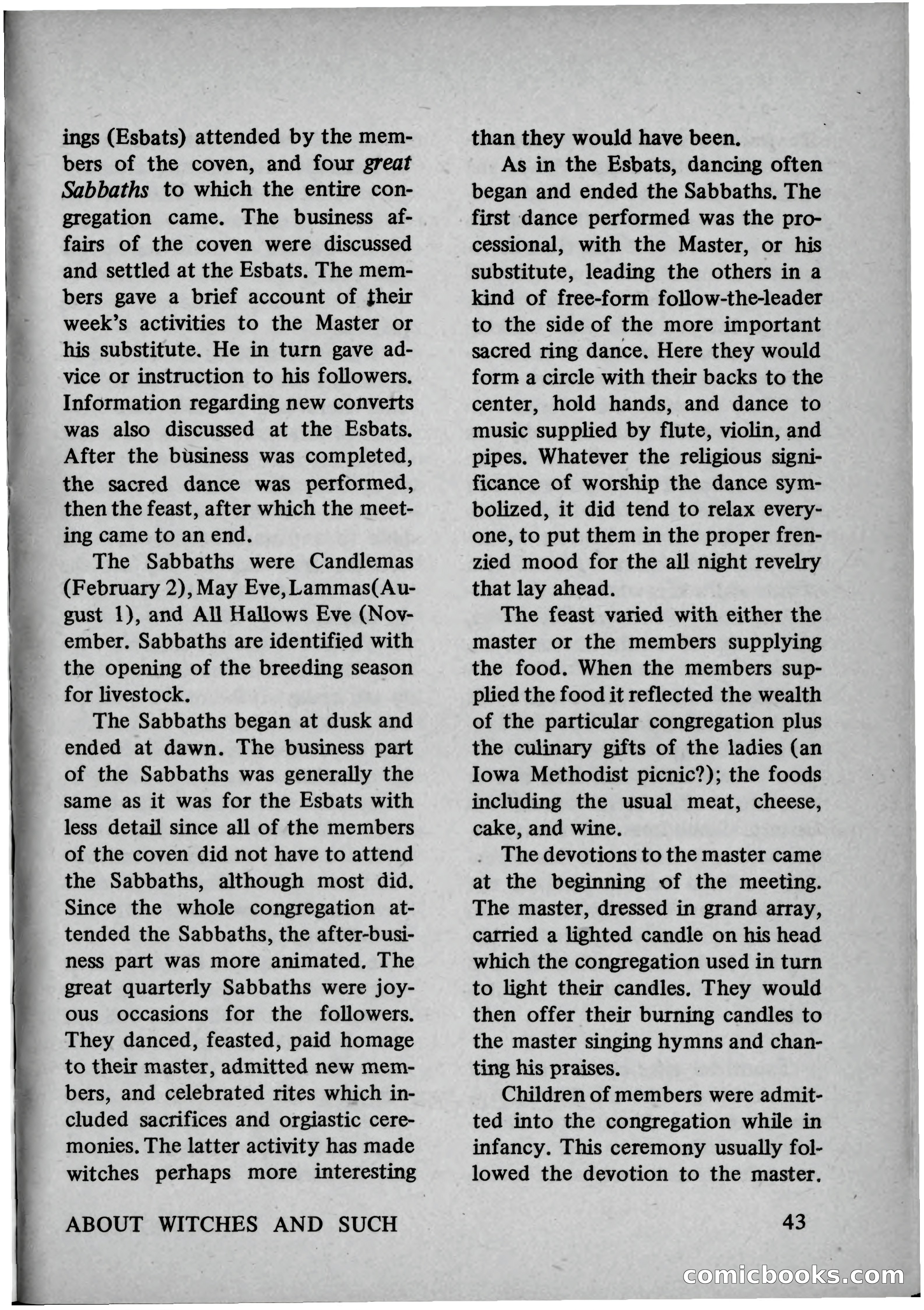 Coven 13, November 1969 — page 43 of 147