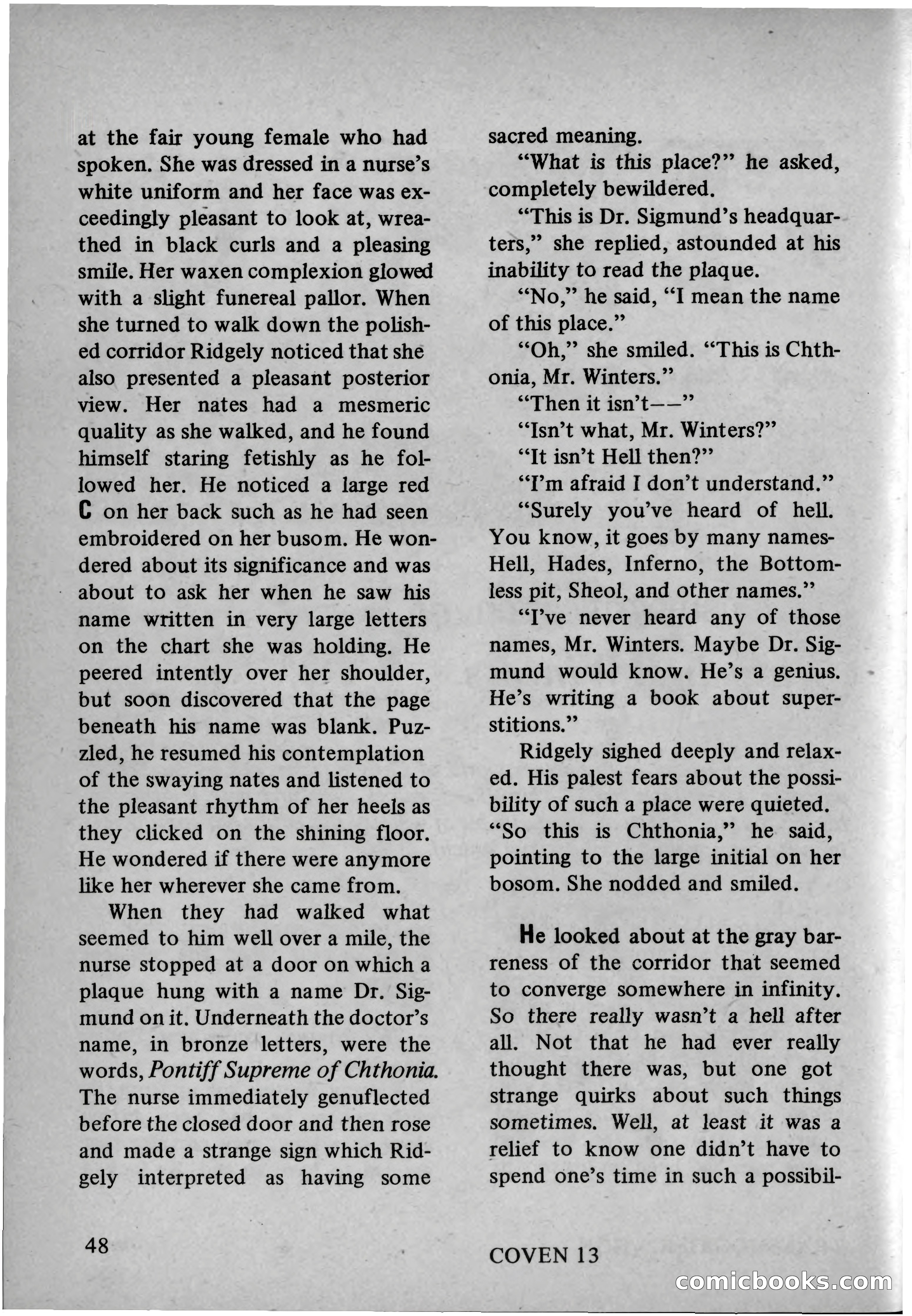 Coven 13, November 1969 — page 48 of 147