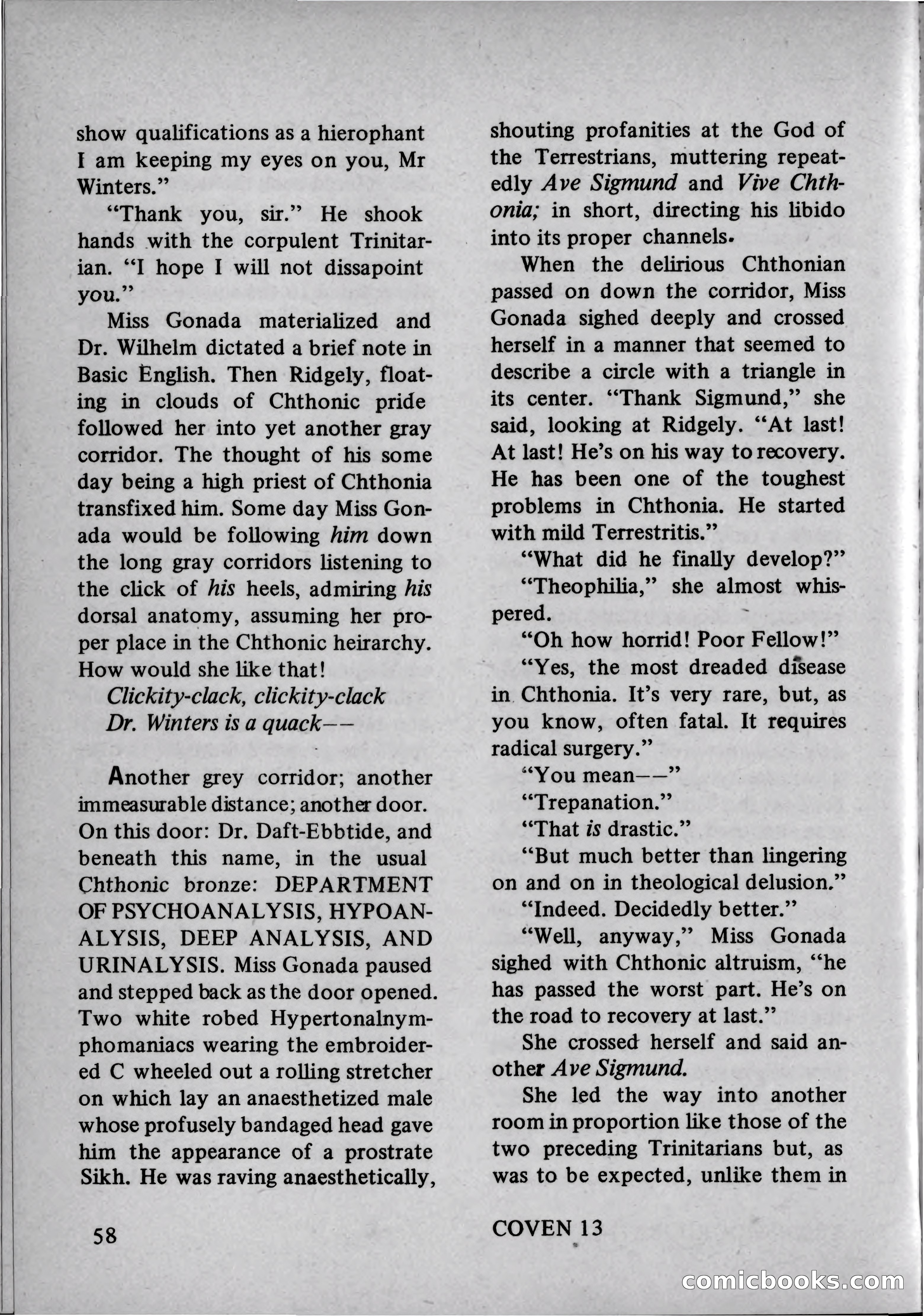 Coven 13, November 1969 — page 58 of 147