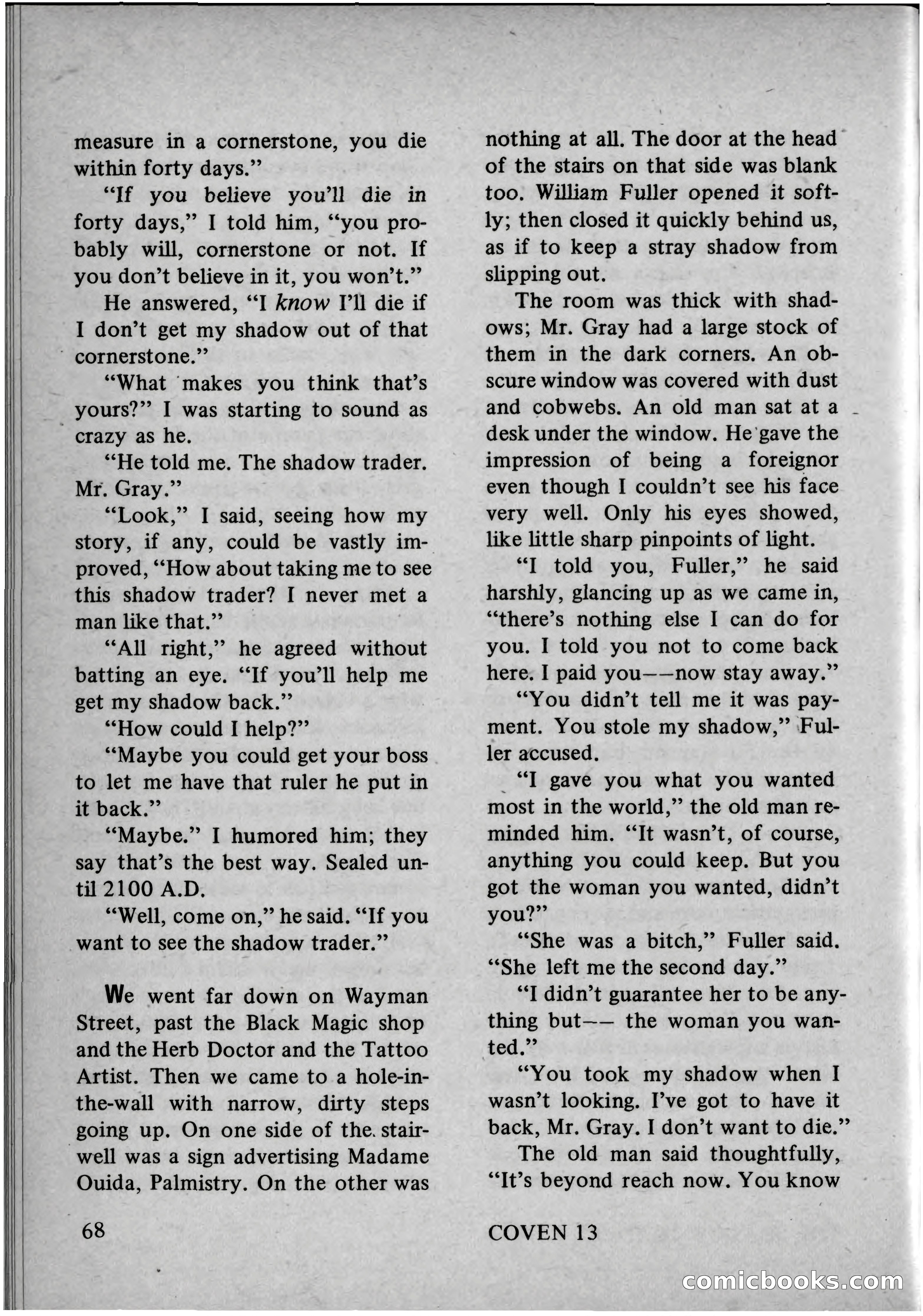 Coven 13, November 1969 — page 68 of 147