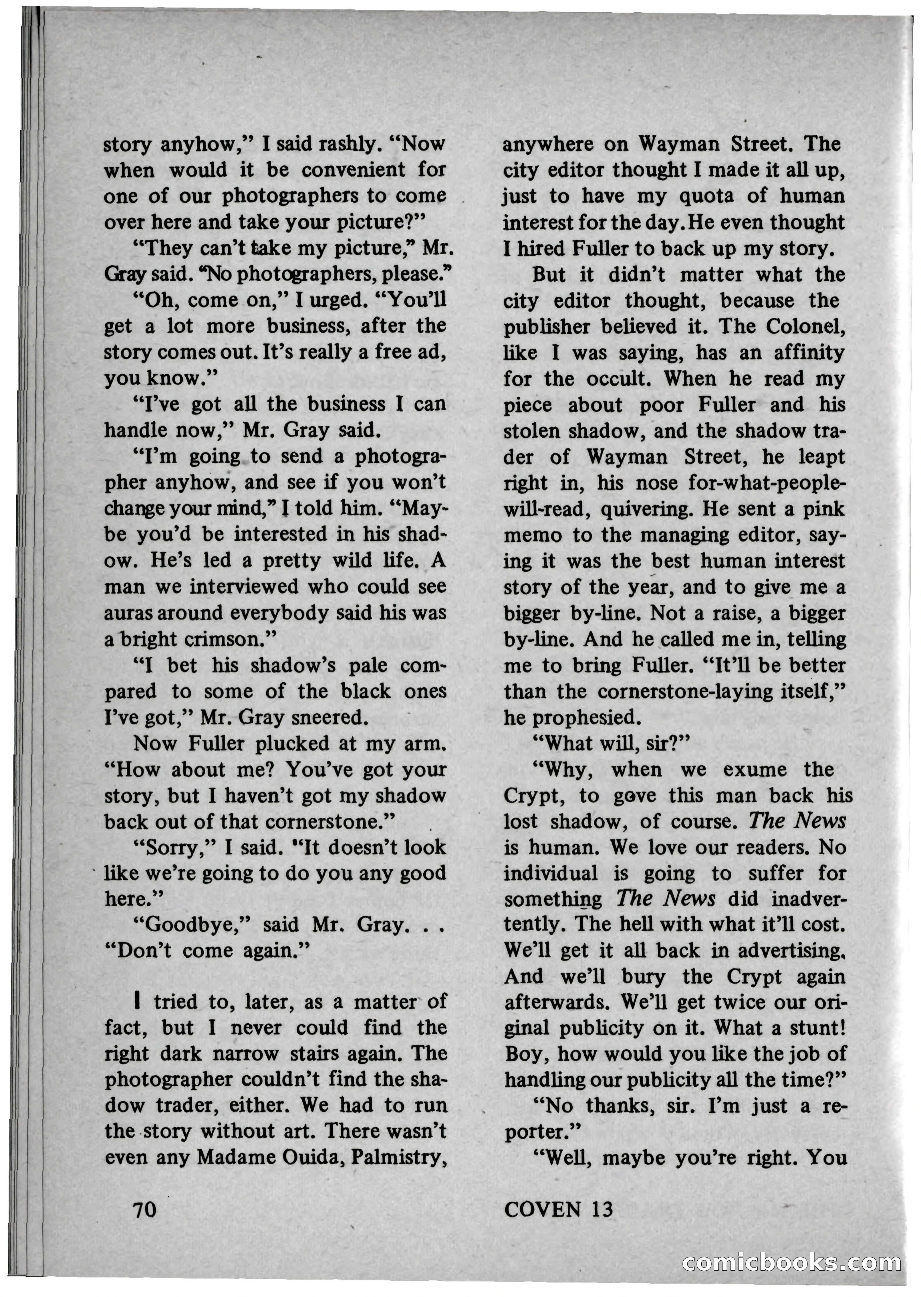 Coven 13, November 1969 — page 70 of 147