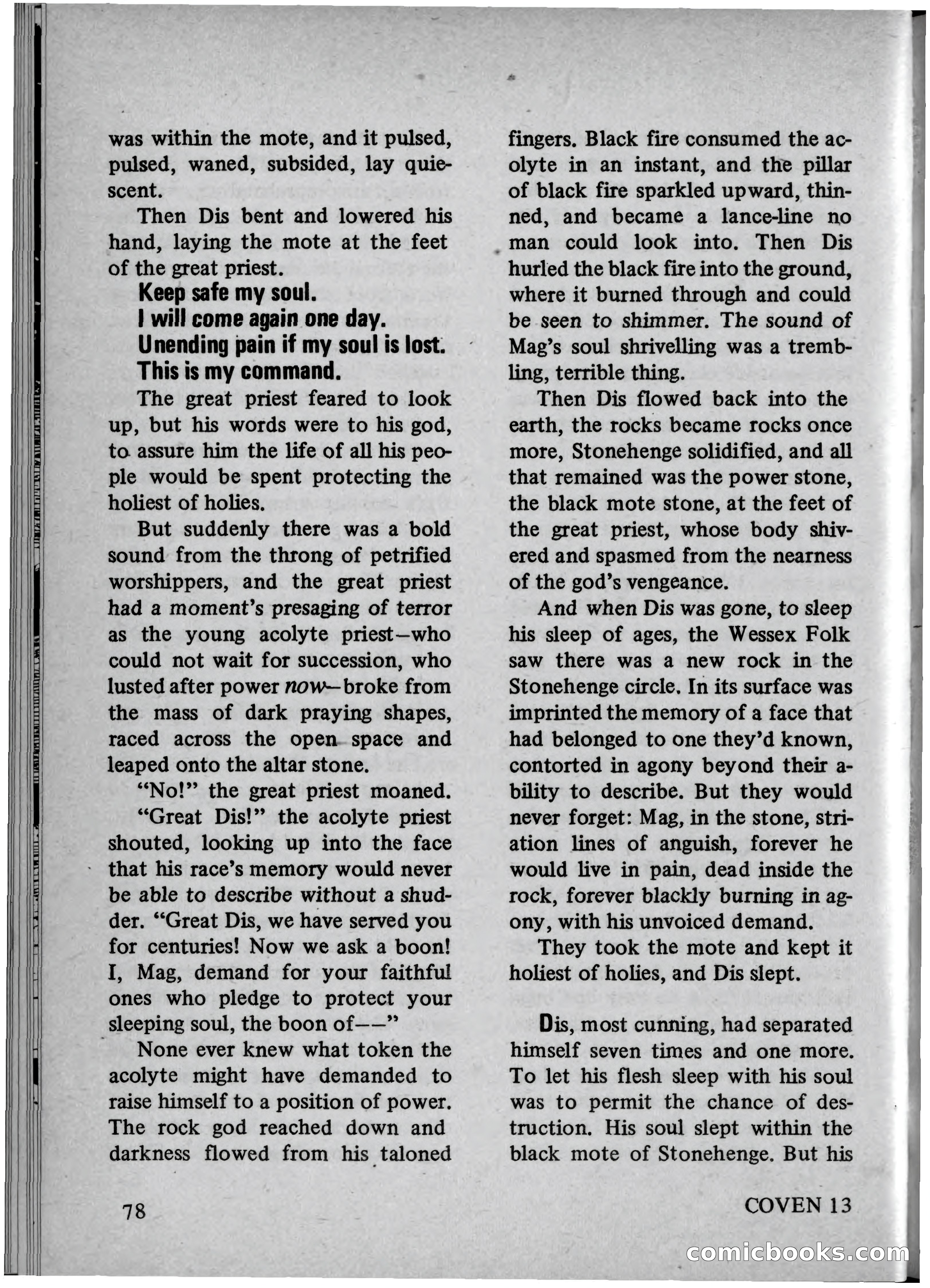 Coven 13, November 1969 — page 77 of 147