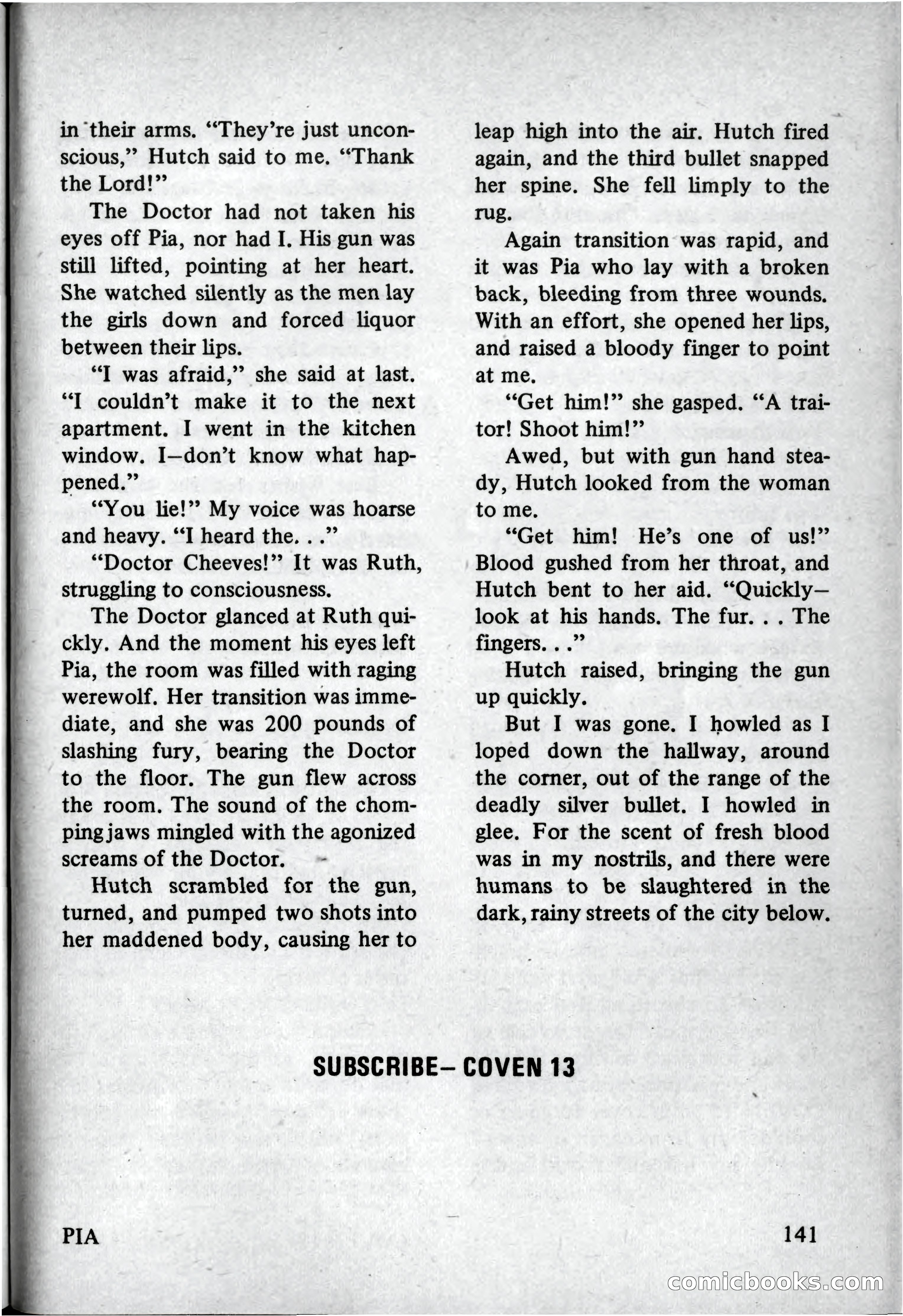 Coven 13, November 1969 — page 140 of 147