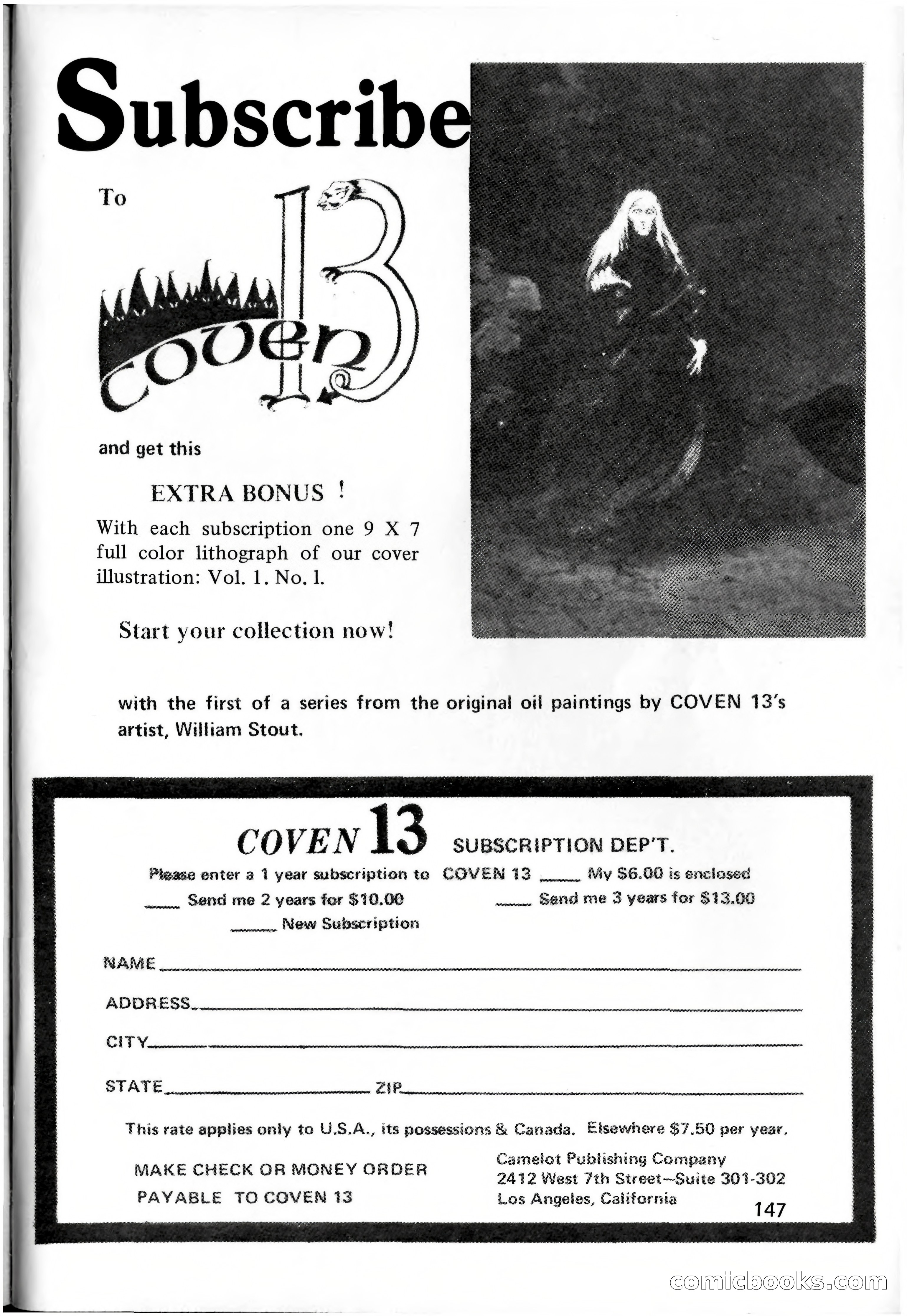 Coven 13, November 1969 — page 146 of 147