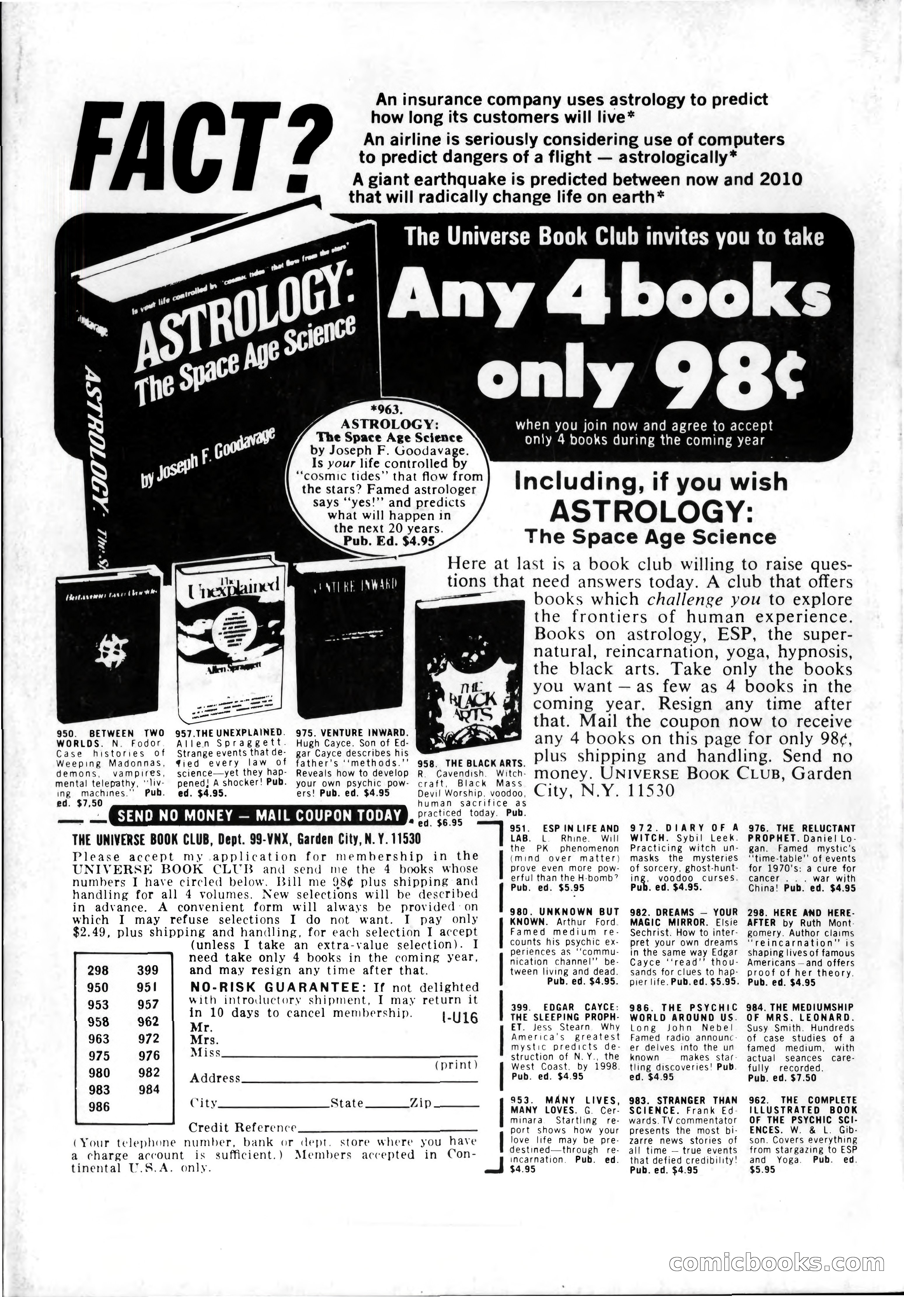 Coven 13, November 1969 — page 147 of 147