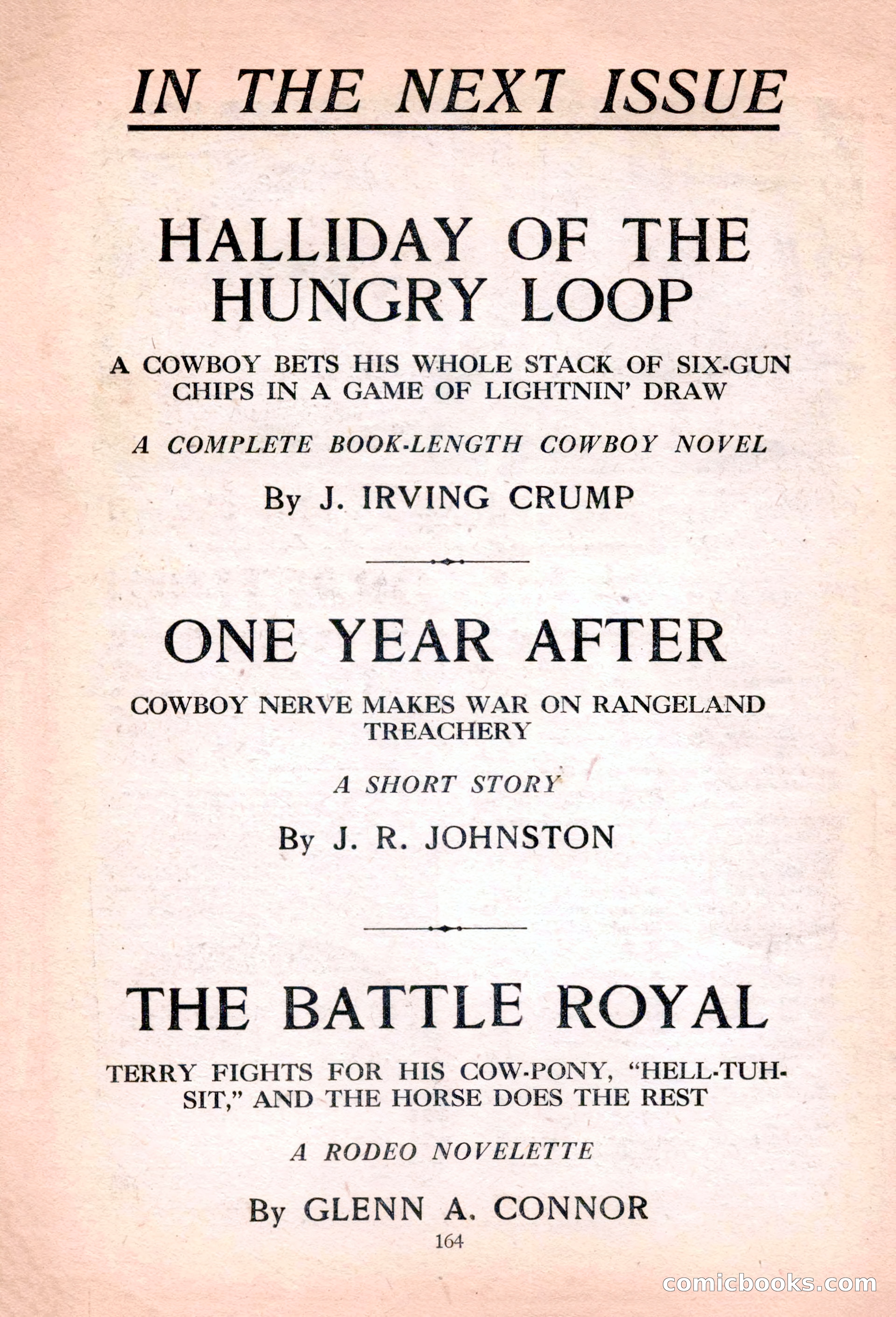 Cowboy Stories, March 1927 — page 6 of 164
