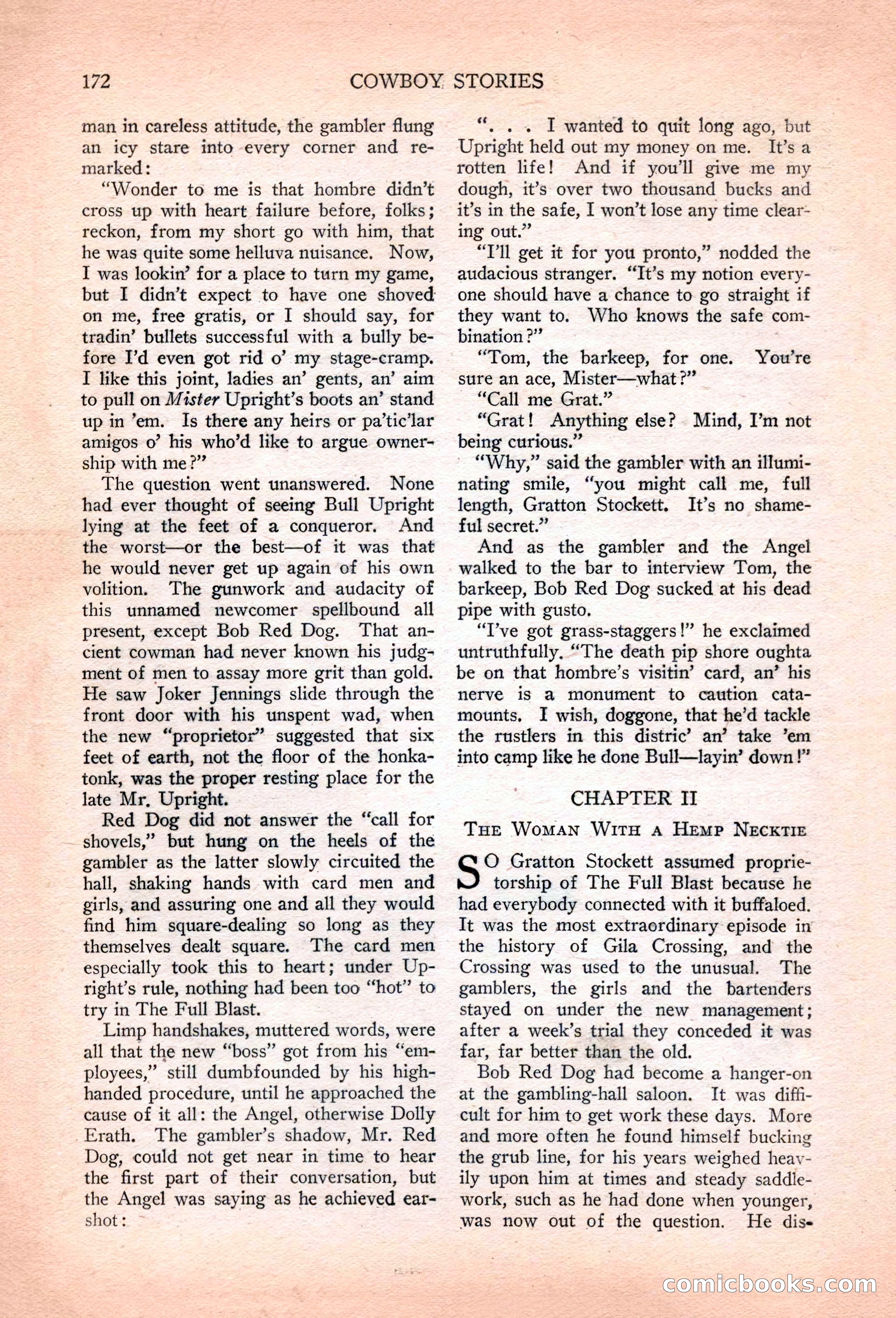 Cowboy Stories, March 1927 — page 14 of 164