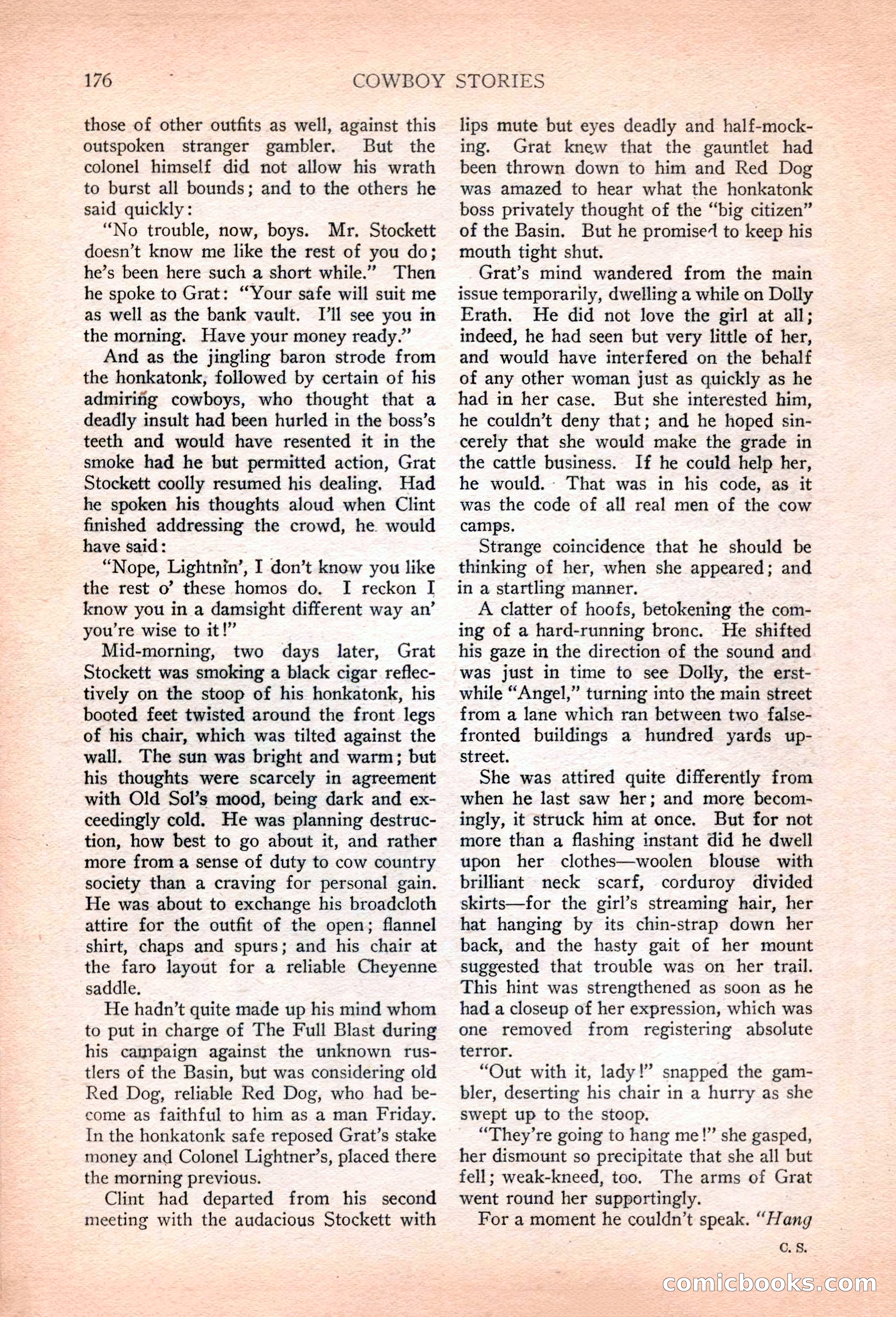 Cowboy Stories, March 1927 — page 18 of 164