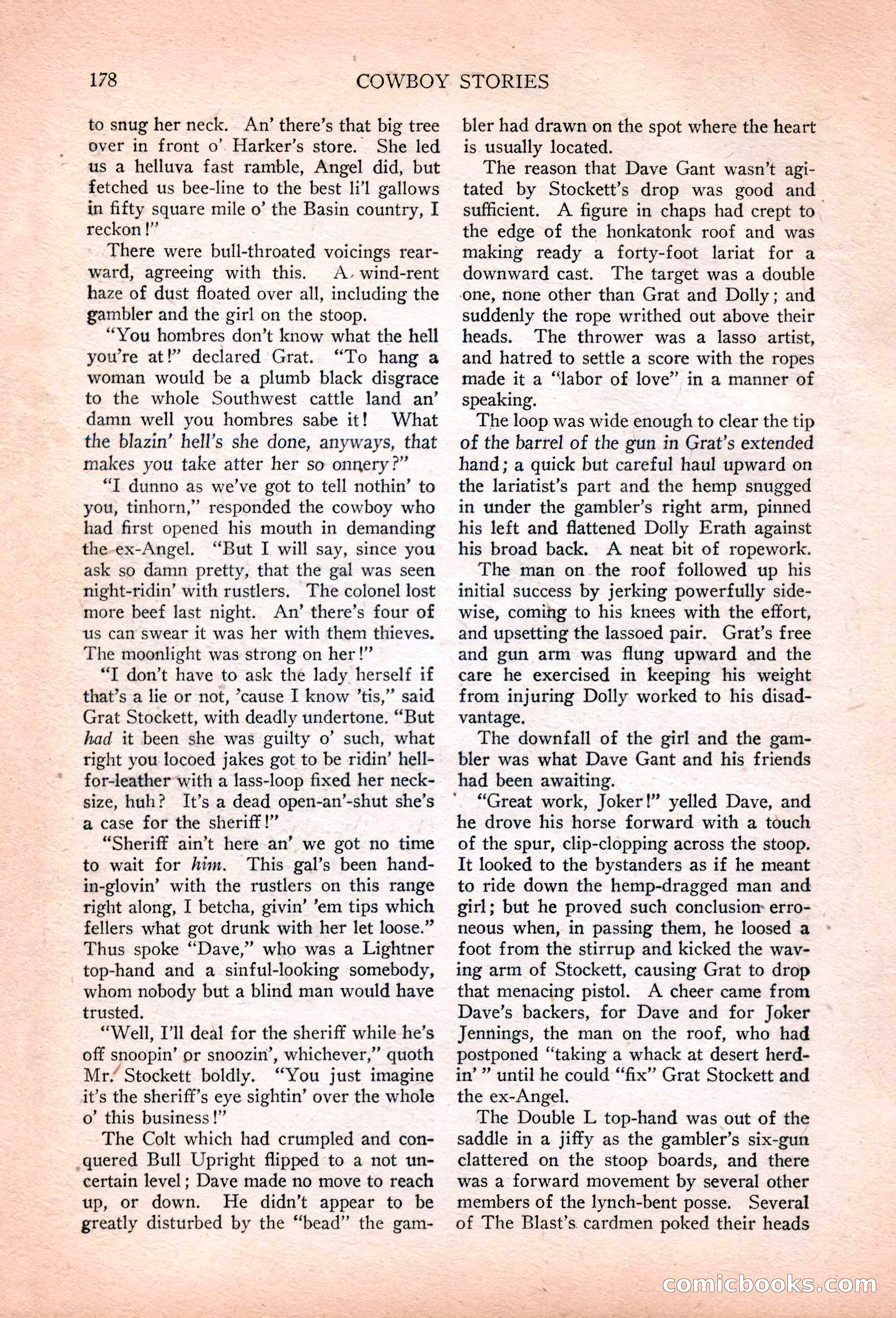Cowboy Stories, March 1927 — page 20 of 164