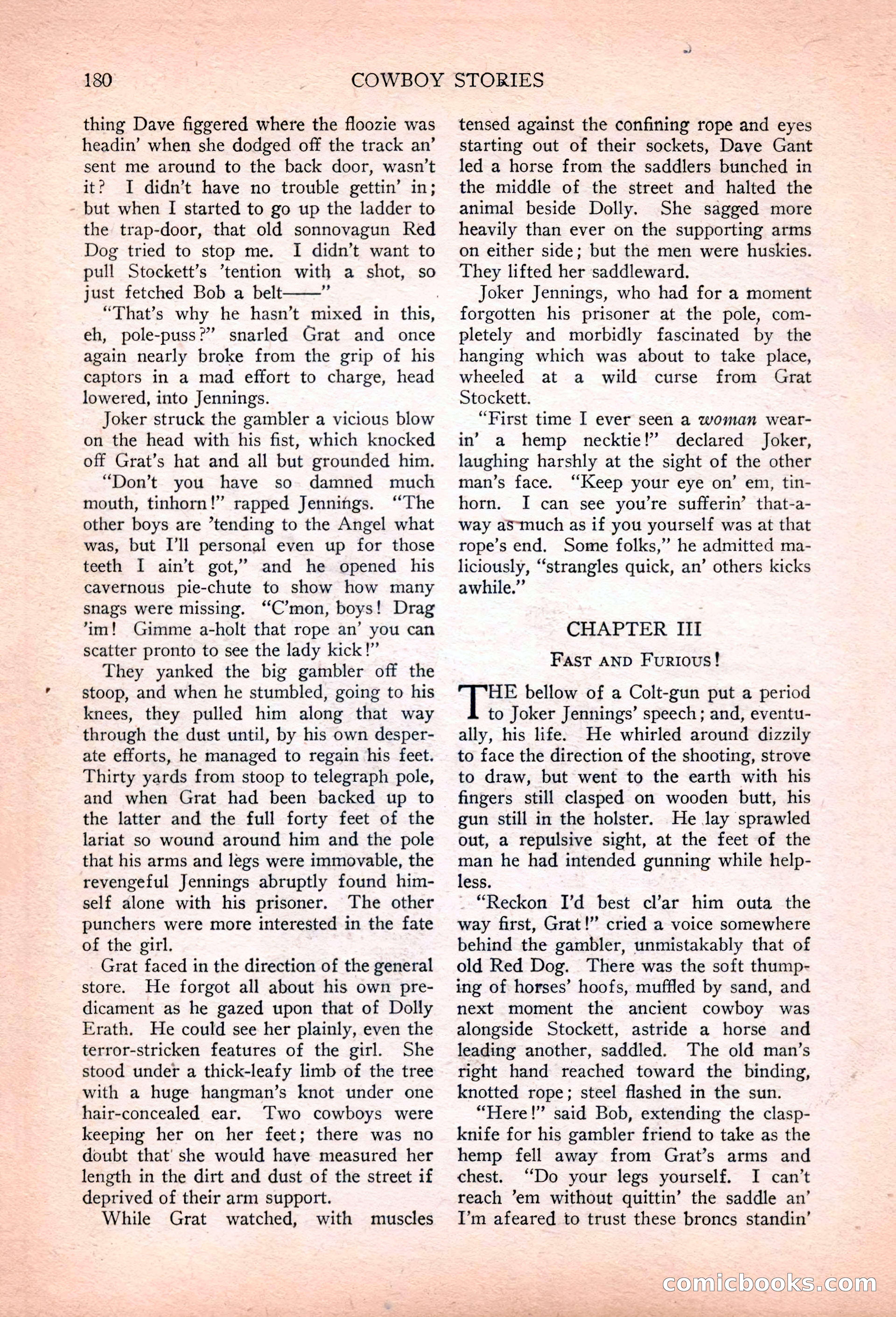 Cowboy Stories, March 1927 — page 22 of 164