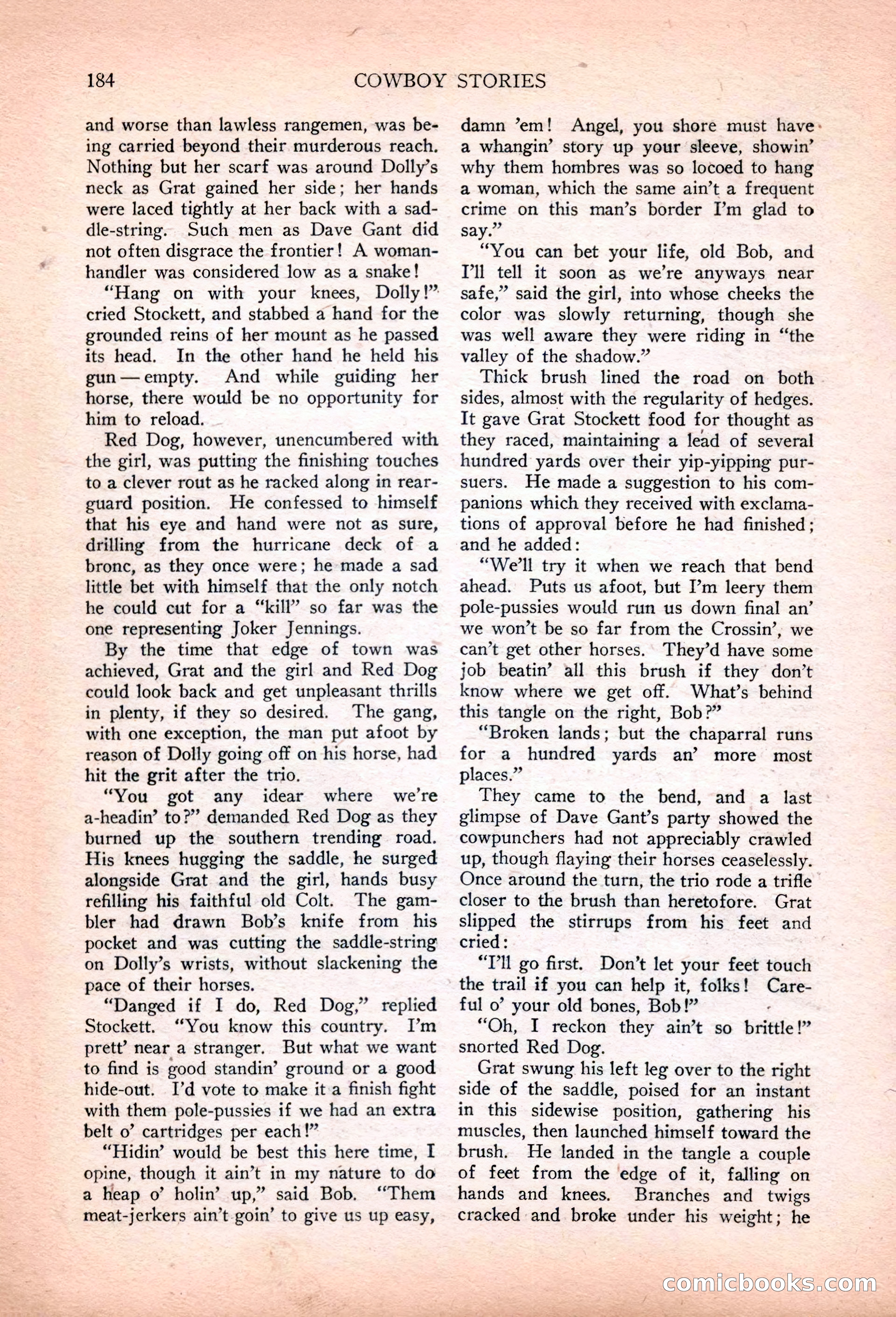 Cowboy Stories, March 1927 — page 26 of 164