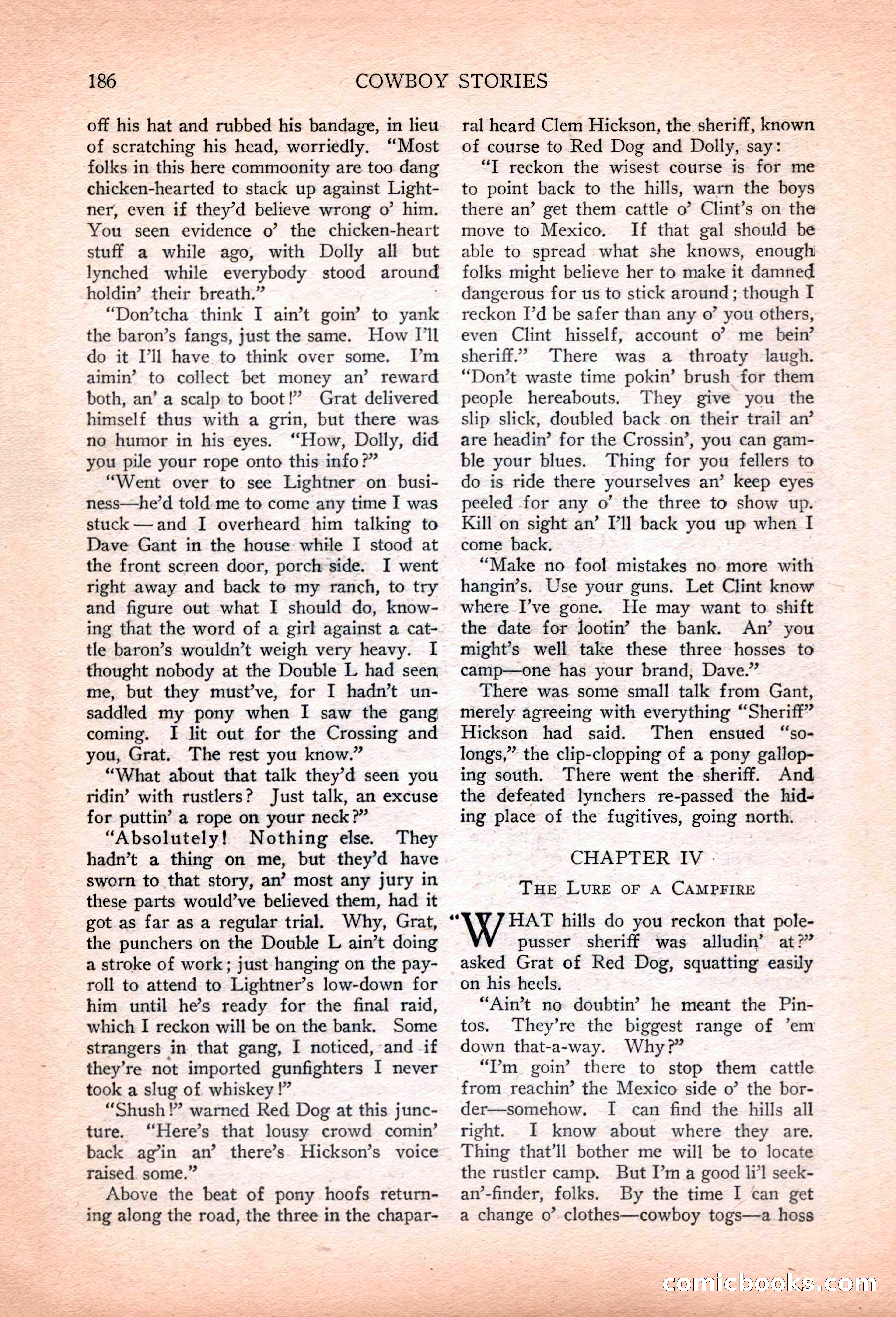 Cowboy Stories, March 1927 — page 28 of 164