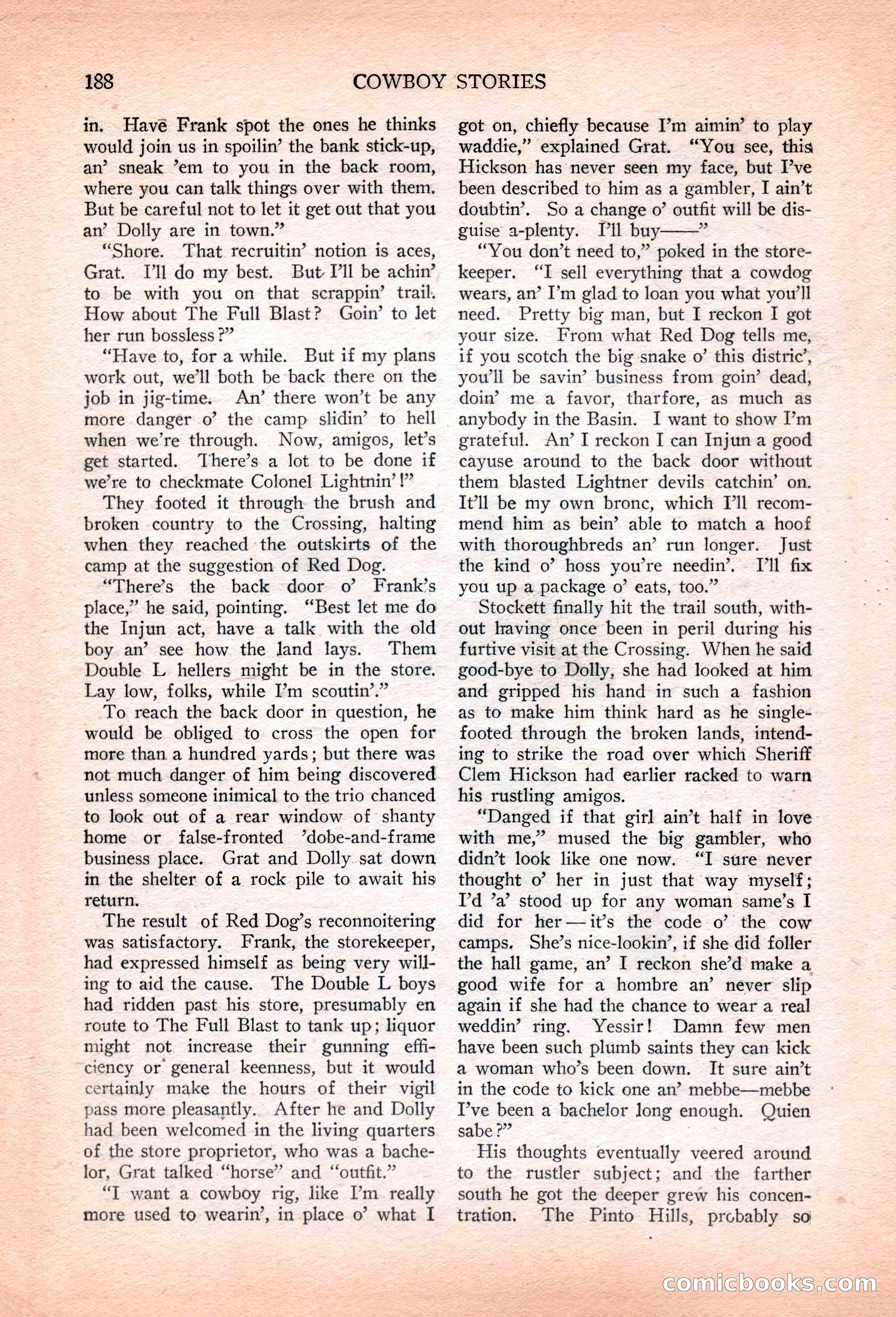 Cowboy Stories, March 1927 — page 30 of 164