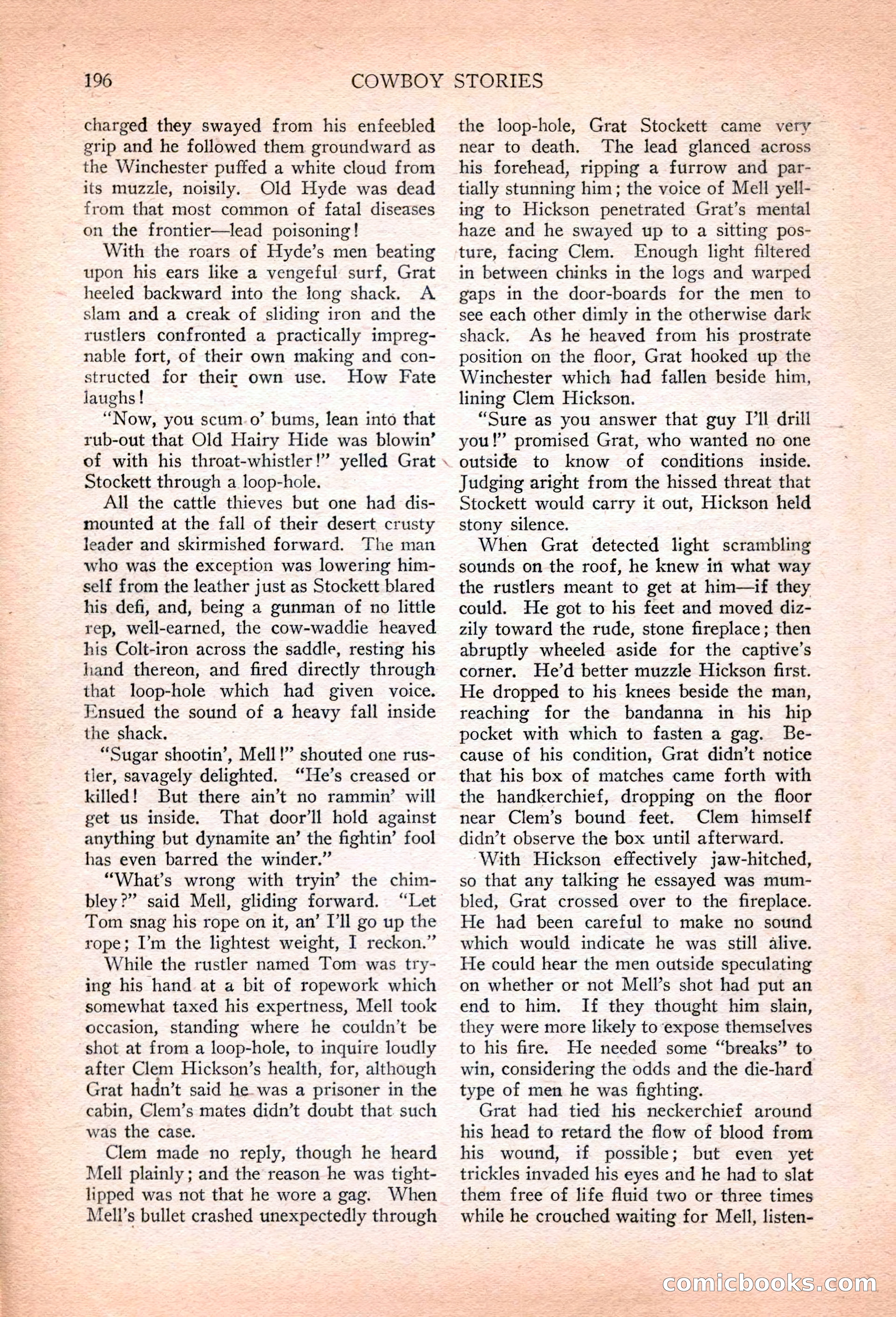 Cowboy Stories, March 1927 — page 38 of 164