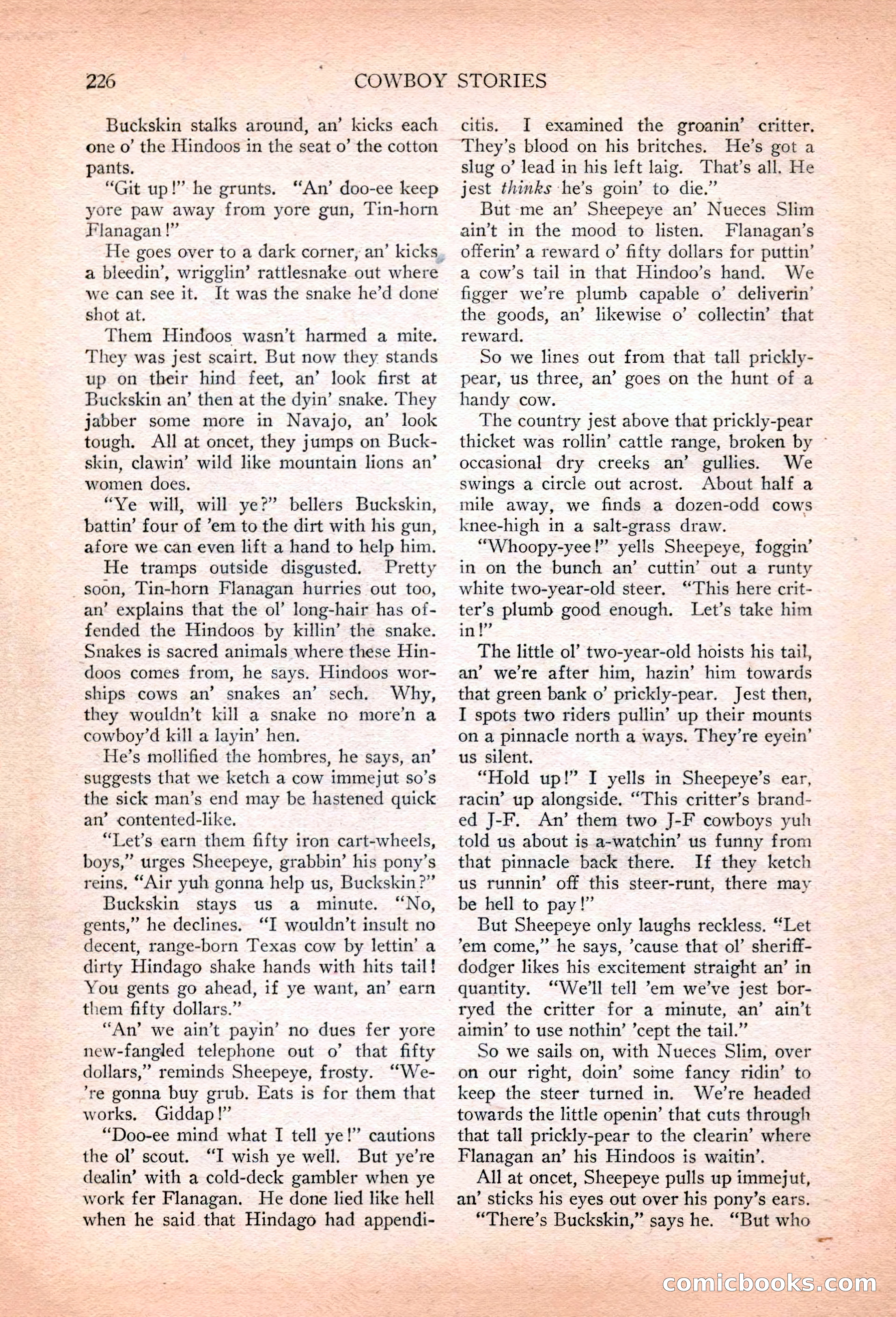 Cowboy Stories, March 1927 — page 68 of 164