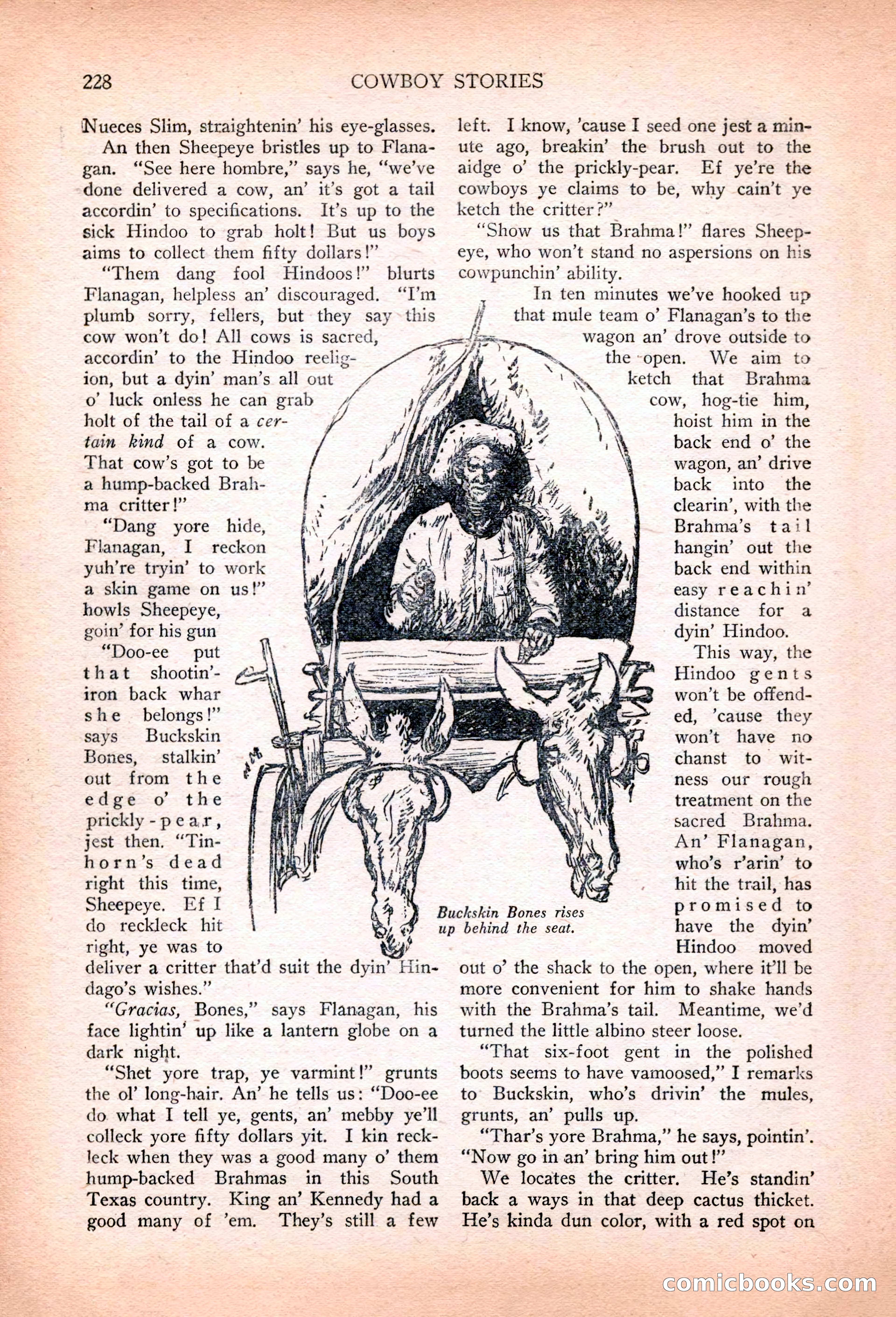 Cowboy Stories, March 1927 — page 70 of 164