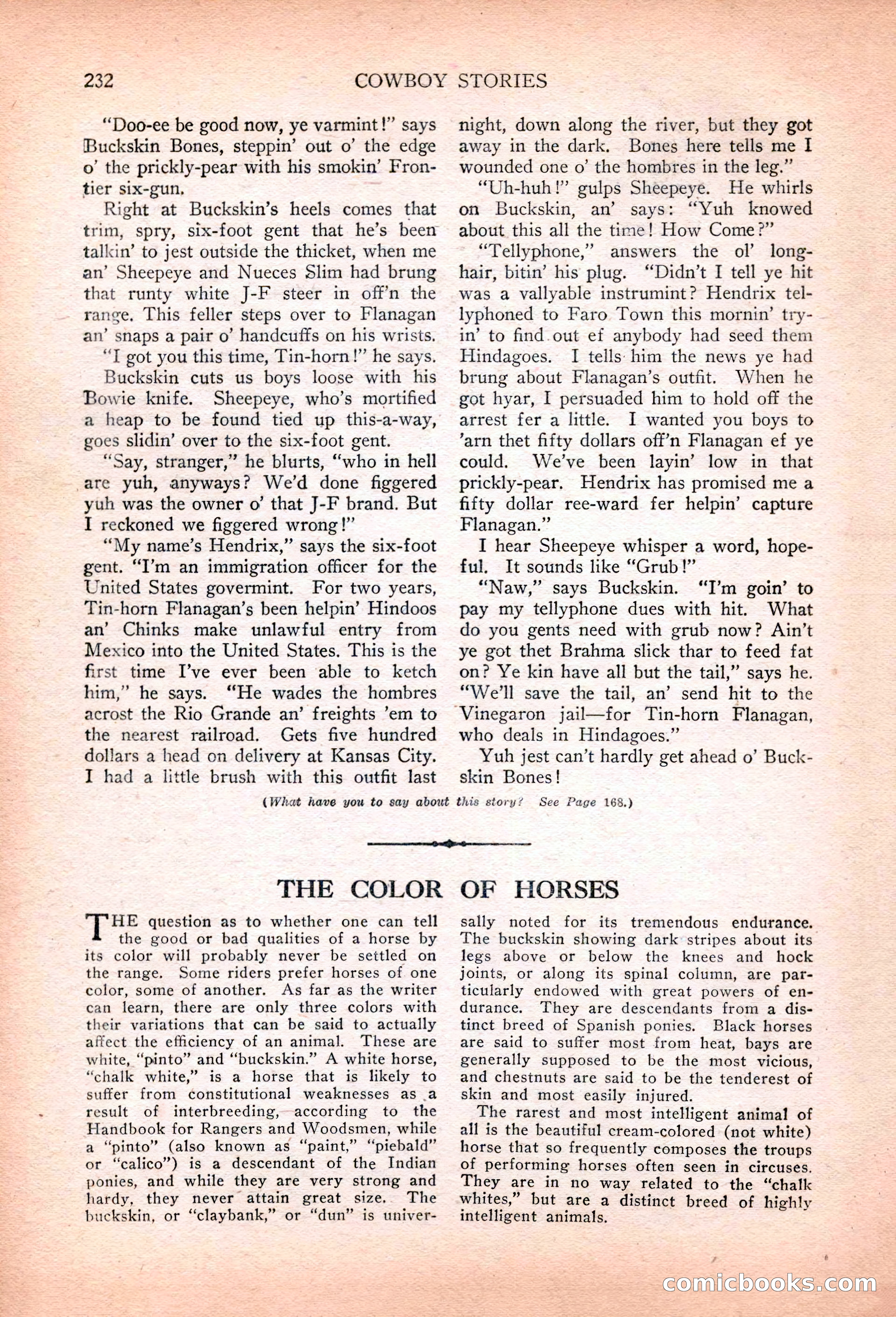 Cowboy Stories, March 1927 — page 74 of 164