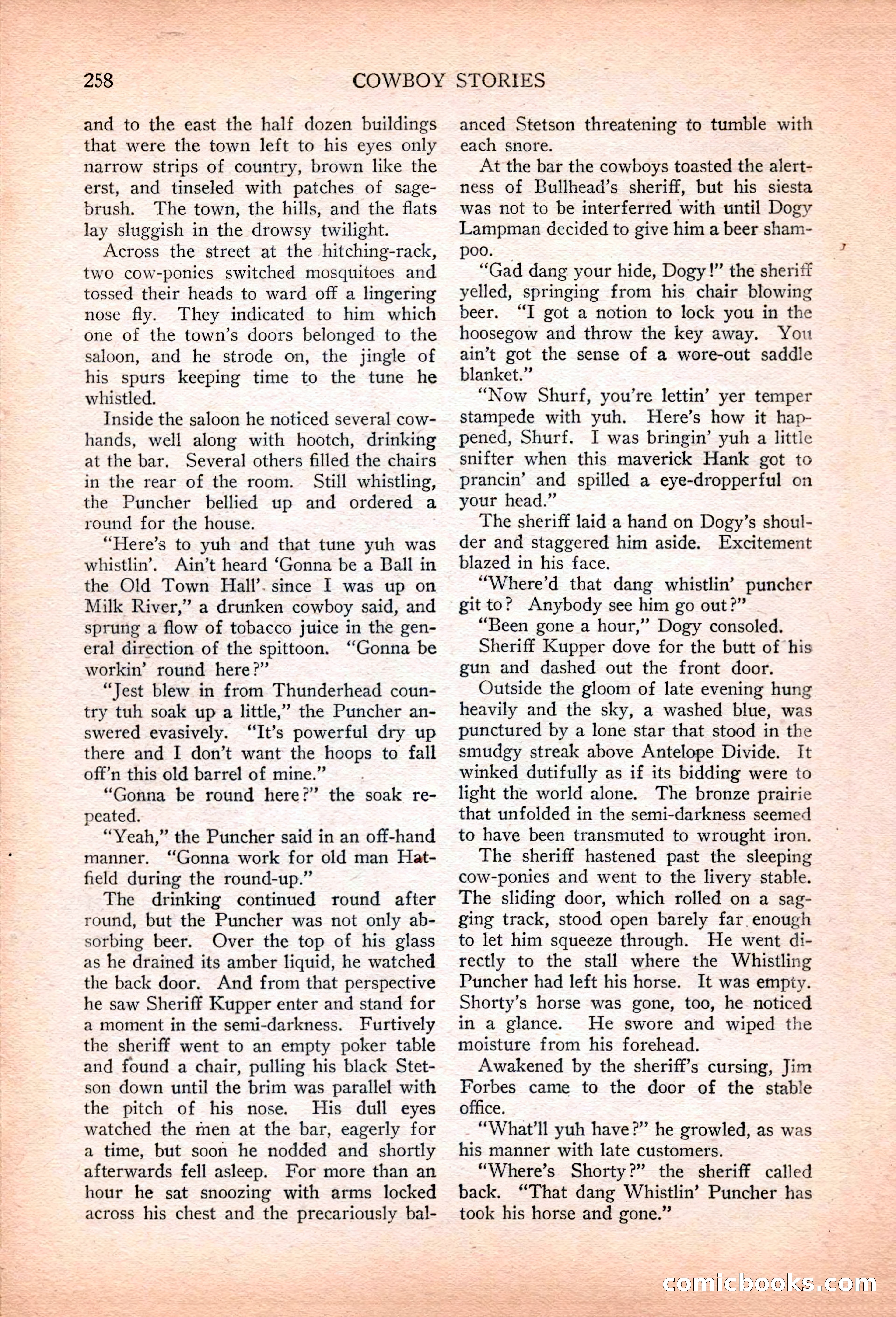 Cowboy Stories, March 1927 — page 100 of 164