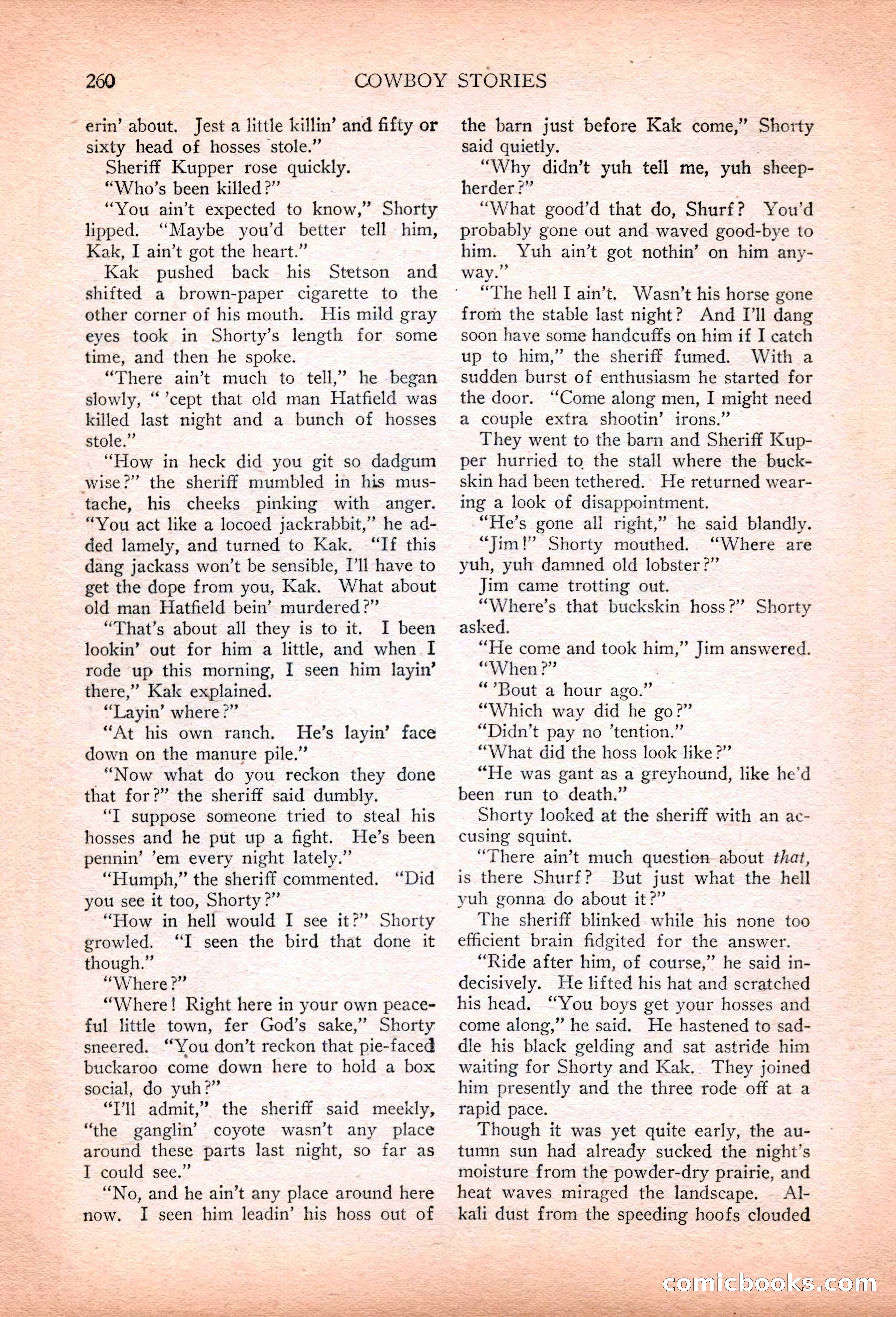 Cowboy Stories, March 1927 — page 102 of 164