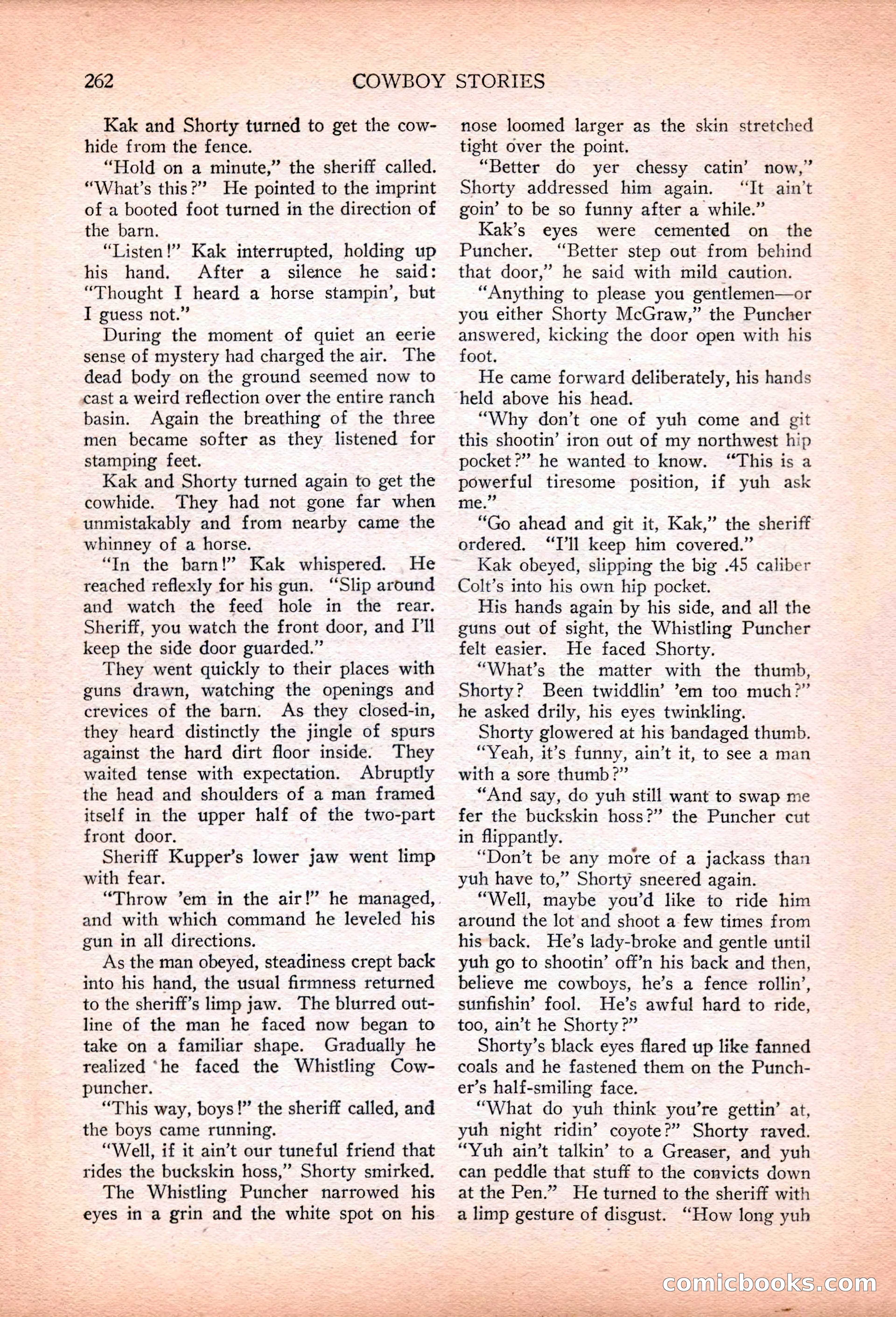 Cowboy Stories, March 1927 — page 104 of 164