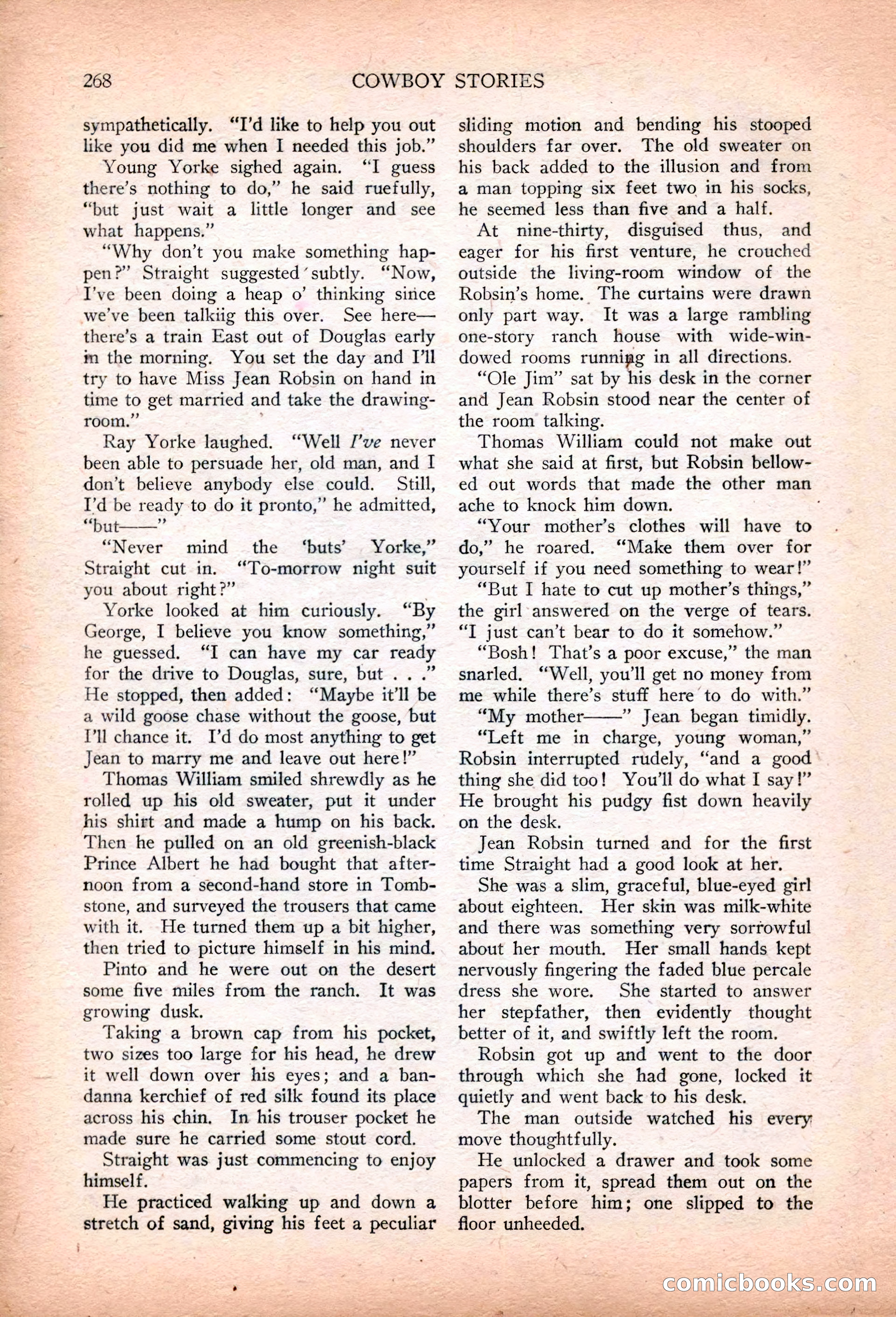 Cowboy Stories, March 1927 — page 110 of 164