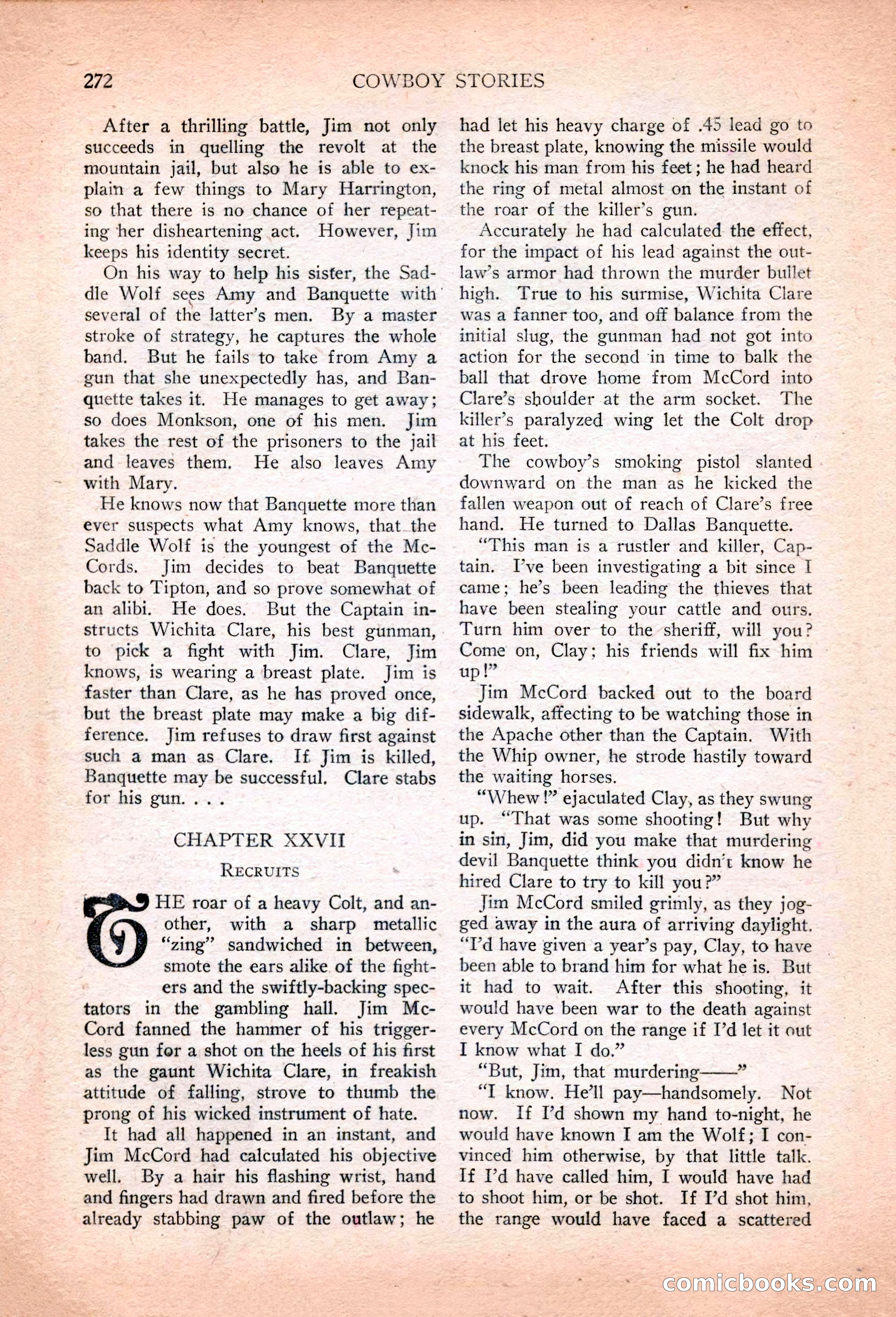 Cowboy Stories, March 1927 — page 114 of 164