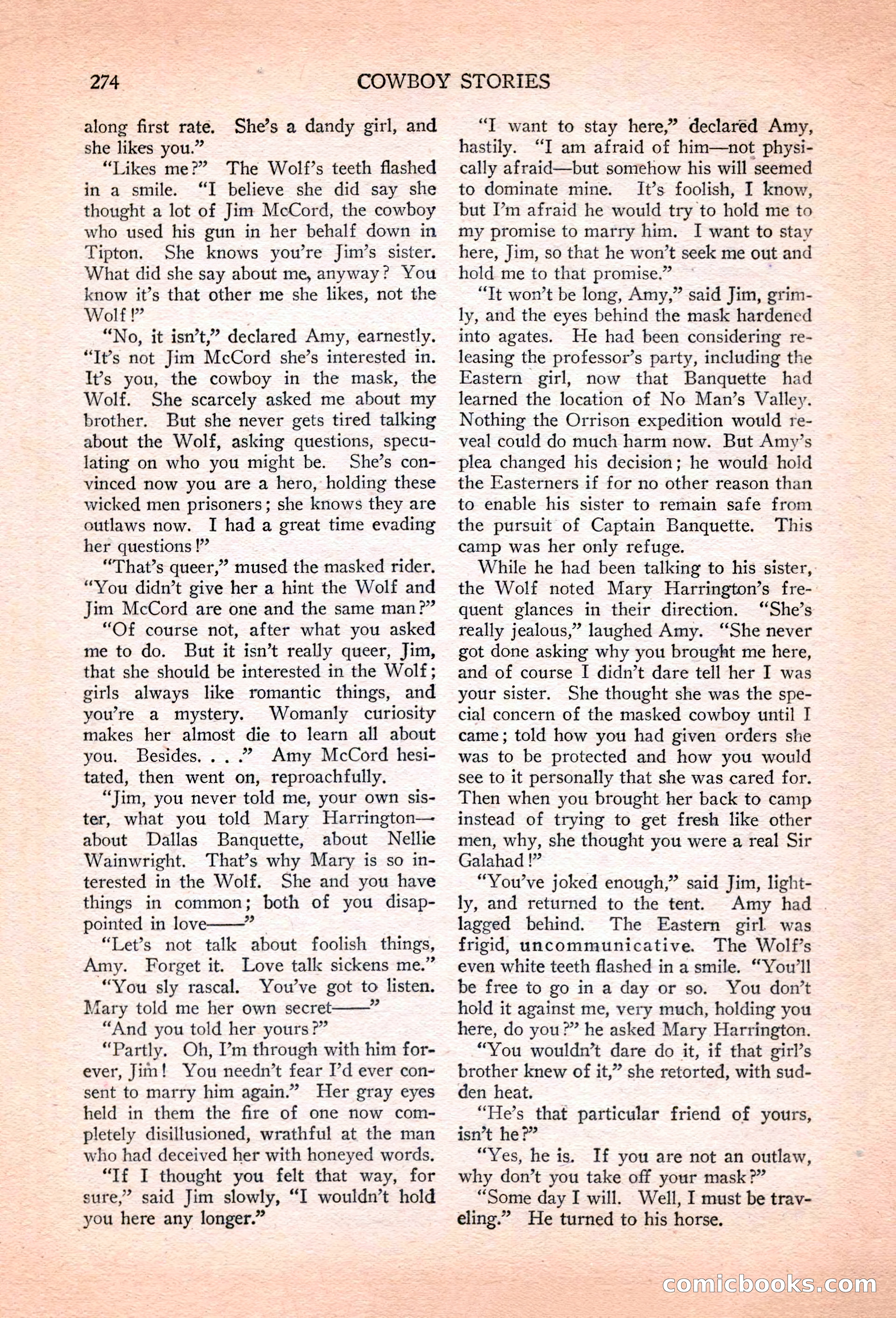 Cowboy Stories, March 1927 — page 116 of 164