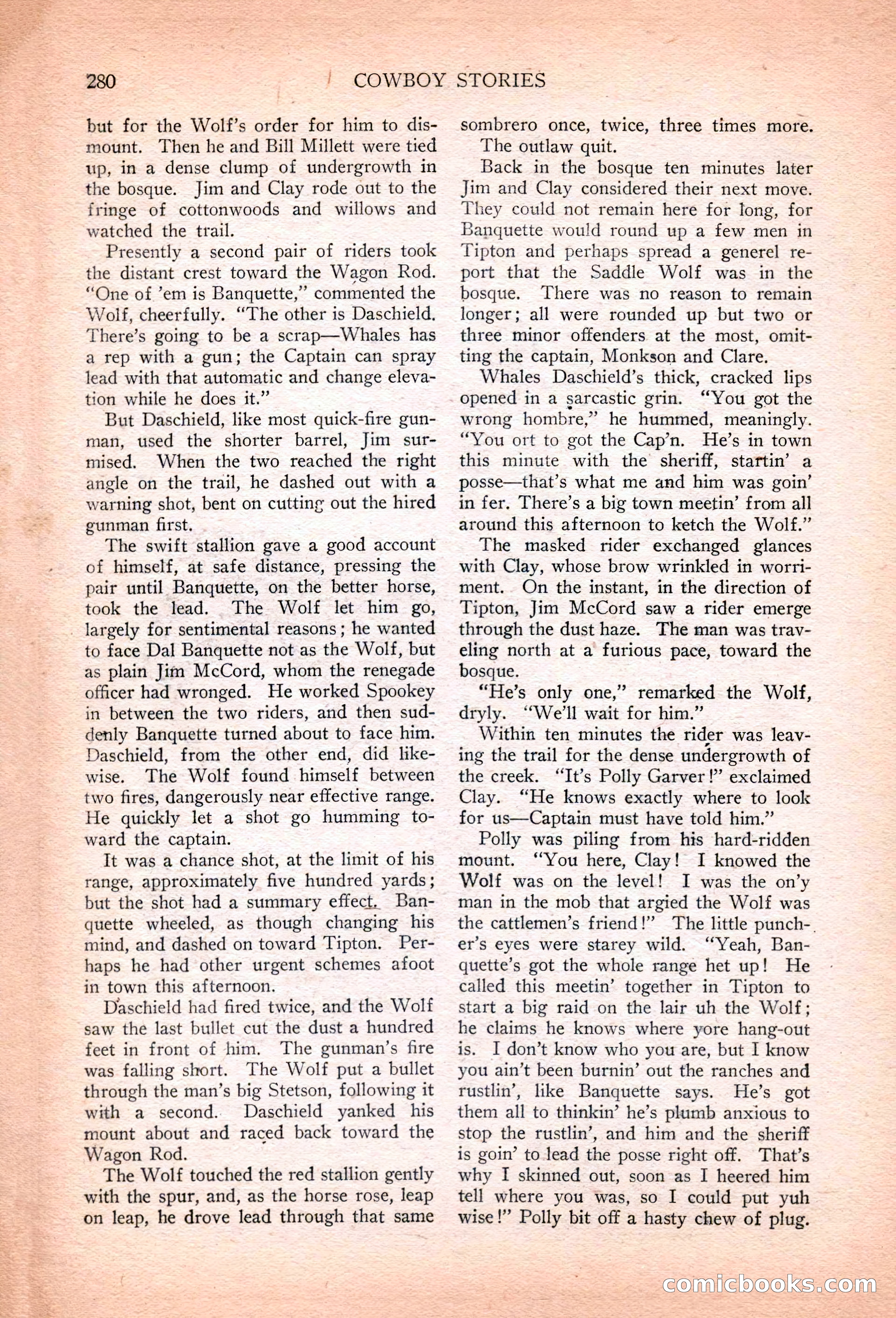 Cowboy Stories, March 1927 — page 122 of 164