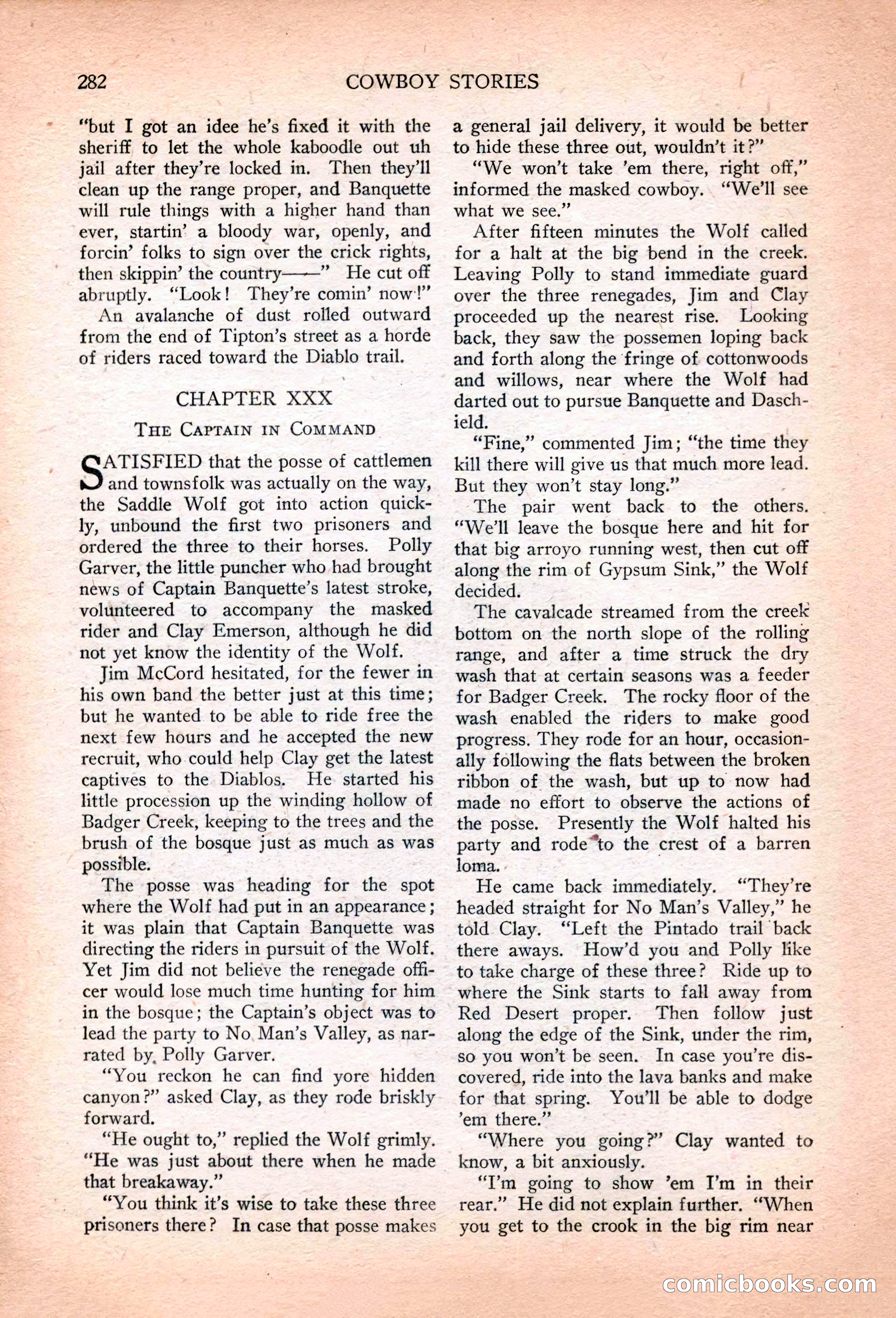 Cowboy Stories, March 1927 — page 124 of 164