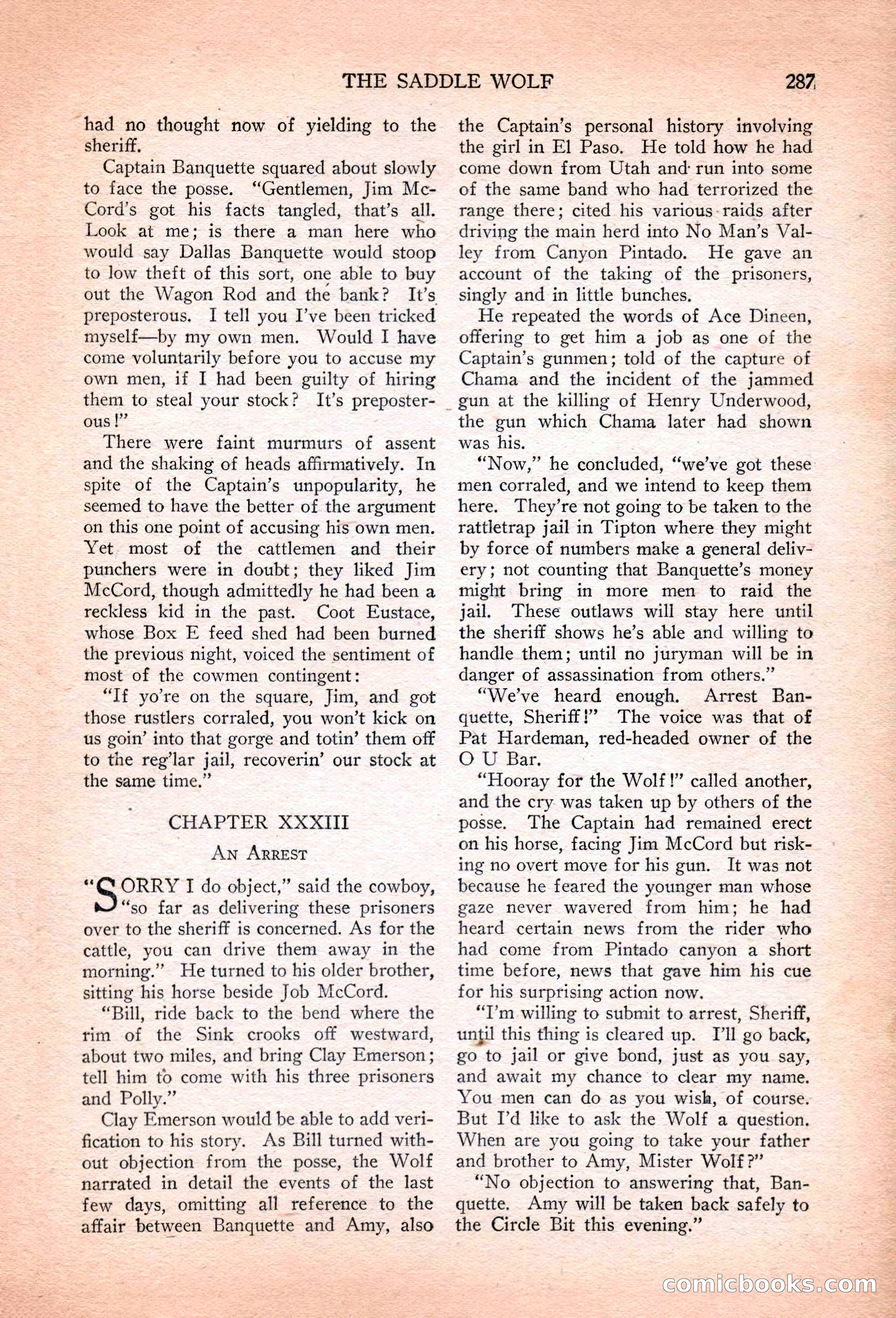 Cowboy Stories, March 1927 — page 129 of 164