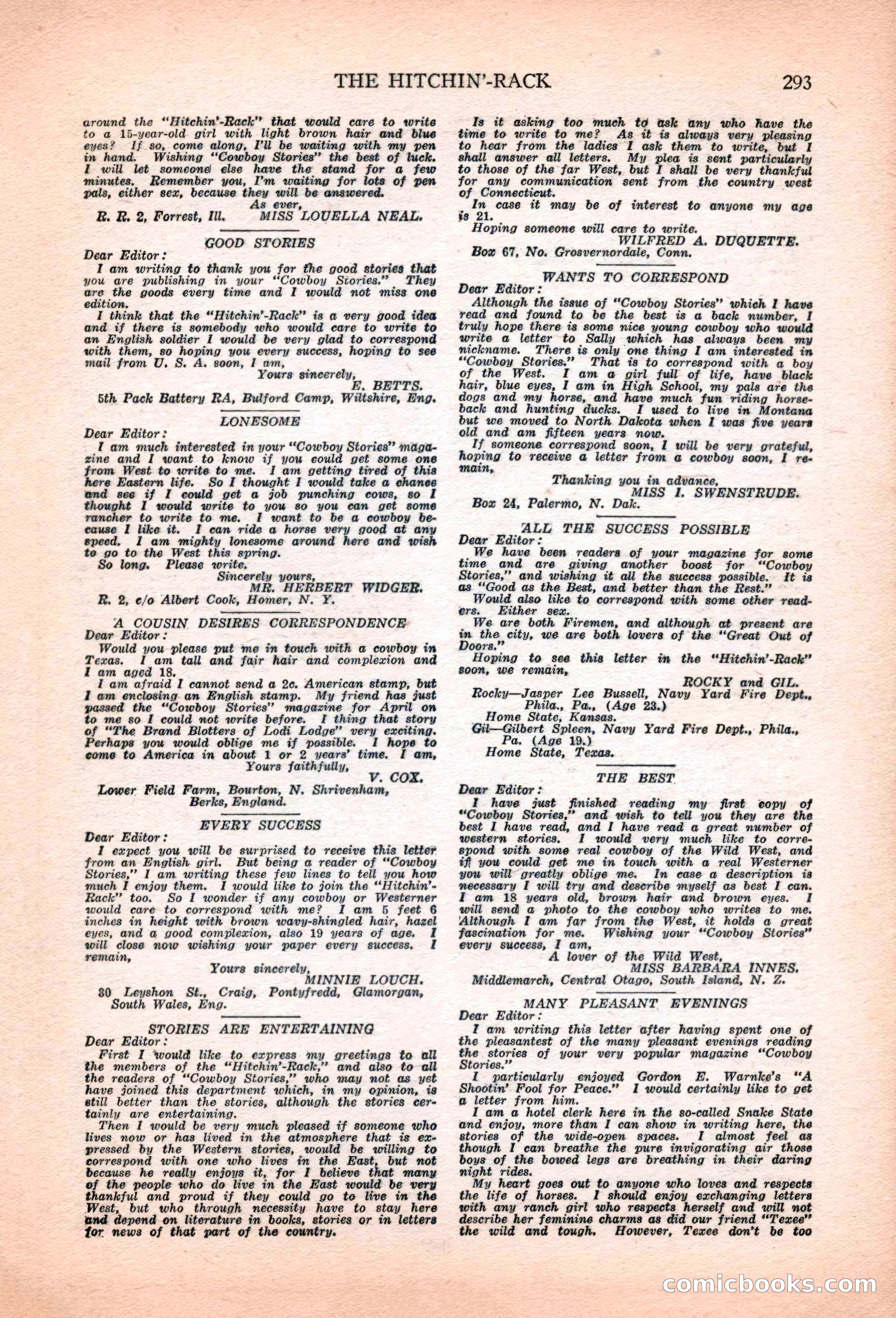 Cowboy Stories, March 1927 — page 135 of 164