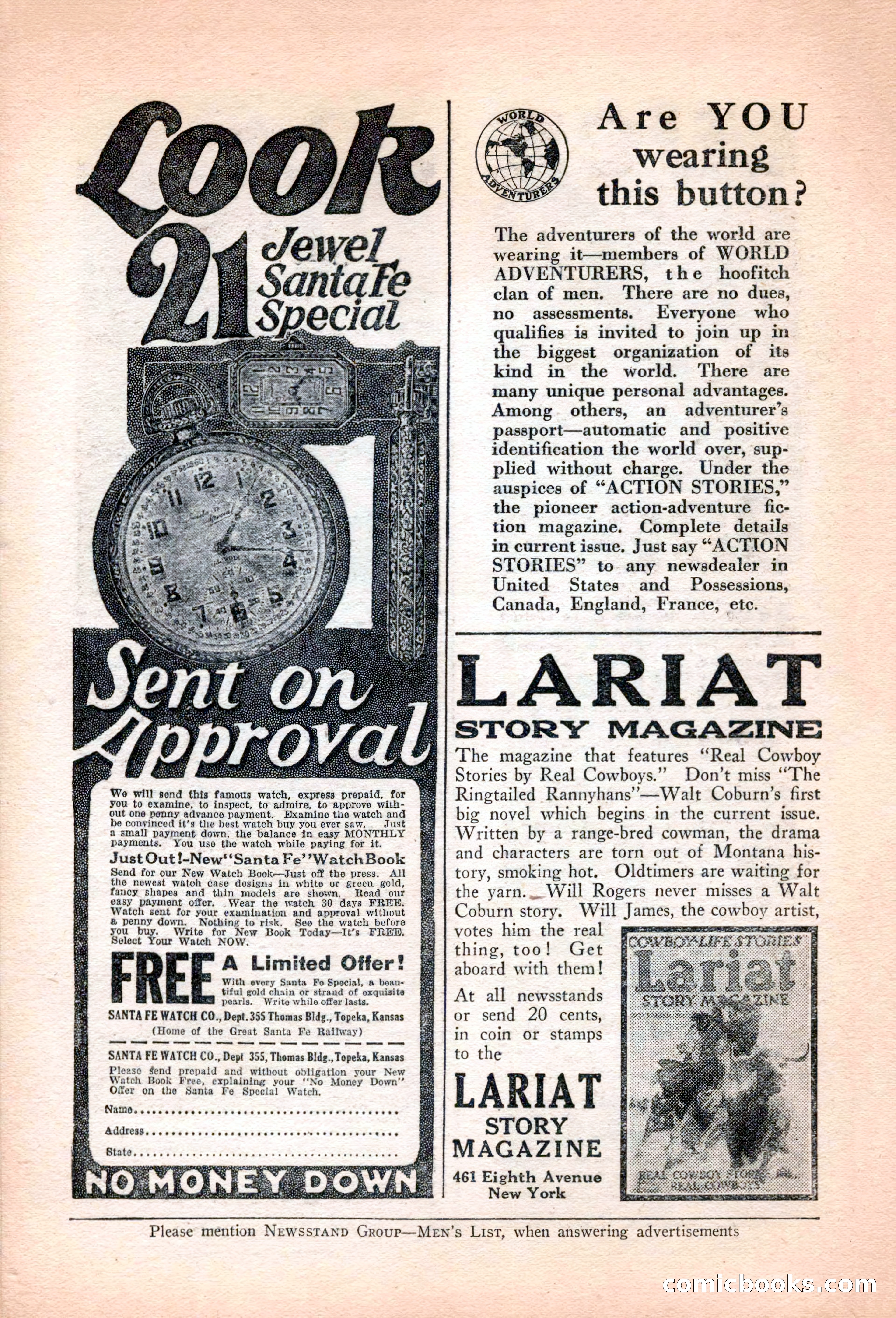 Cowboy Stories, March 1927 — page 160 of 164