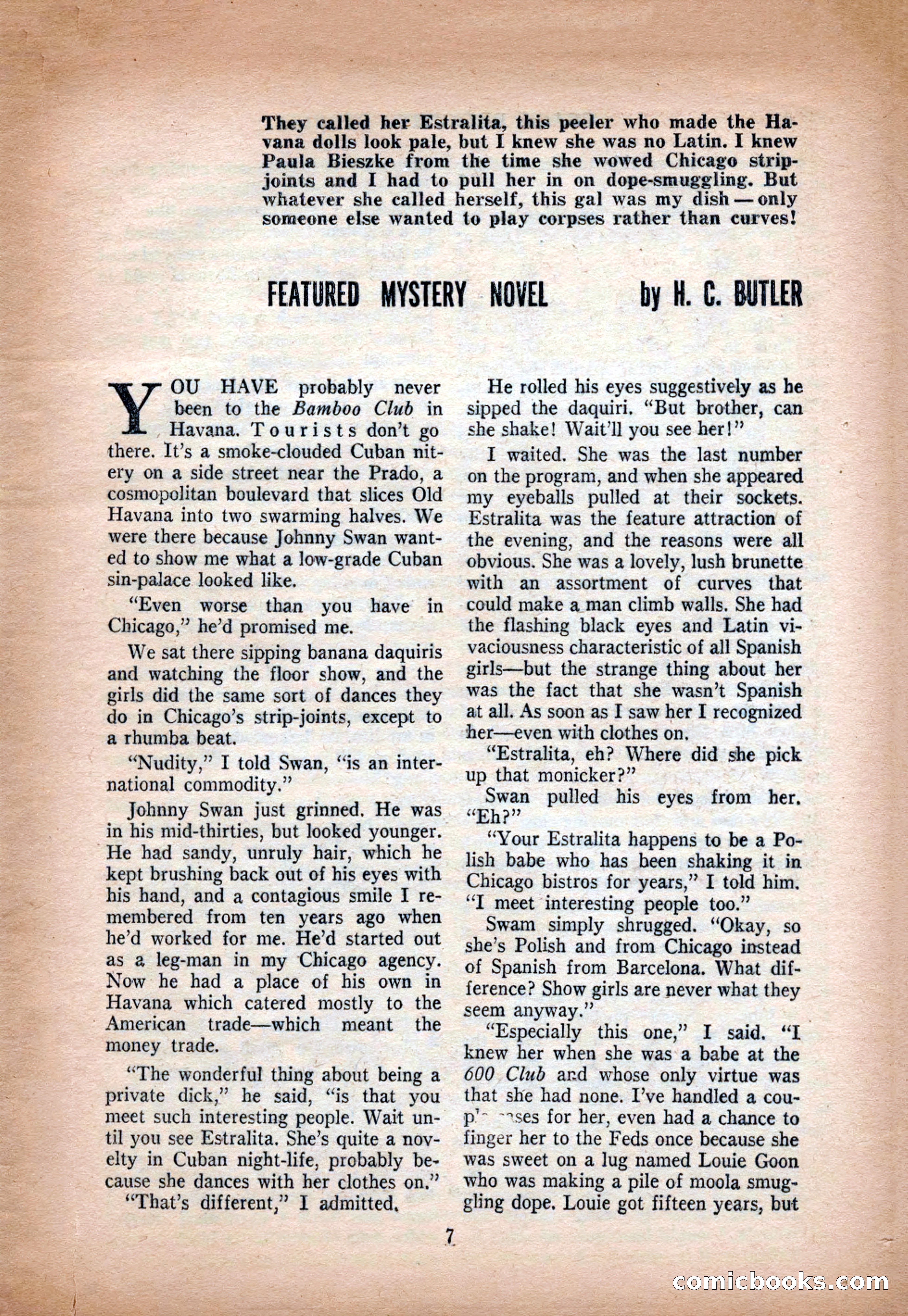 Crack Detective and Mystery Stories, December 1956 — page 7 of 100