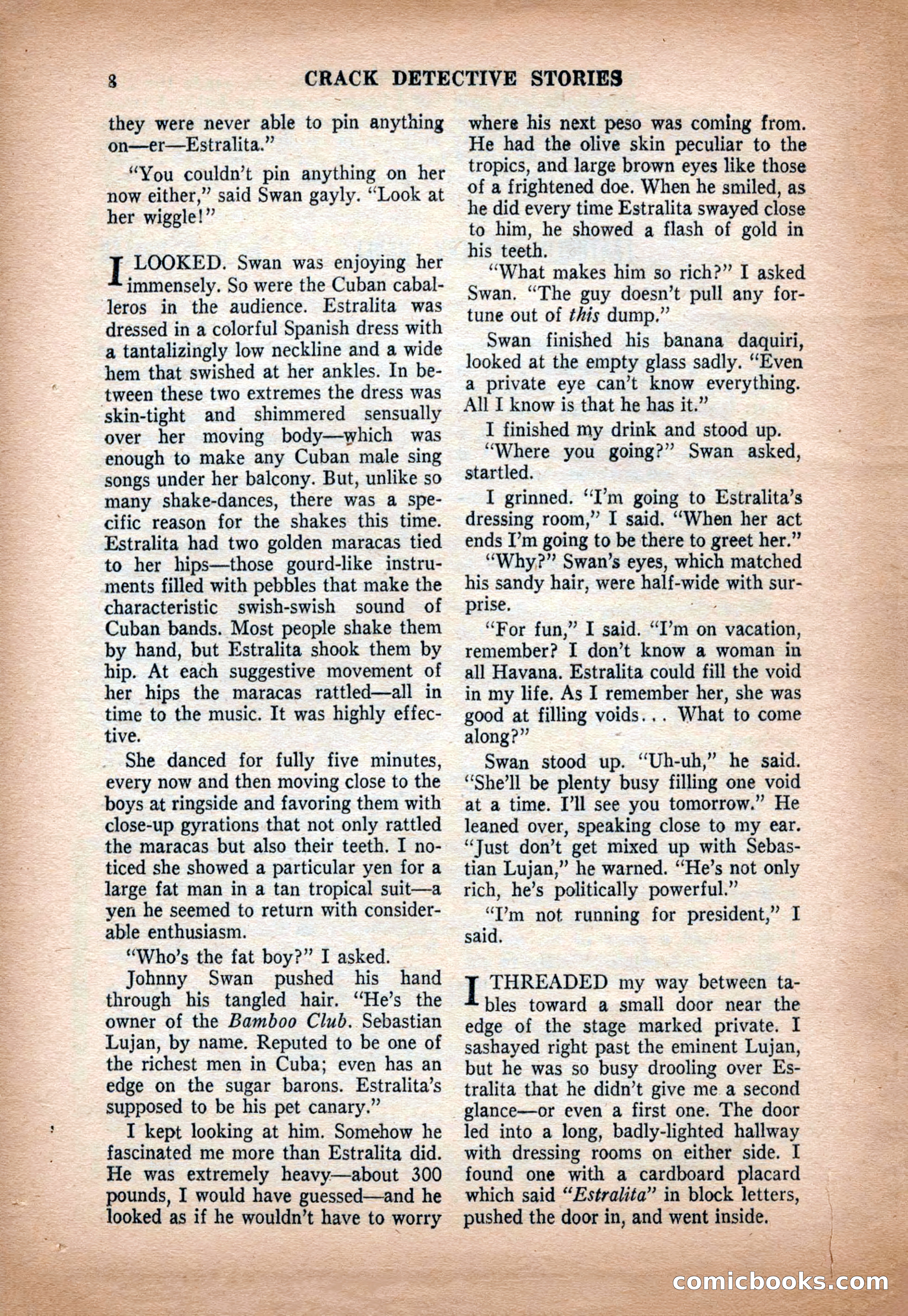 Crack Detective and Mystery Stories, December 1956 — page 8 of 100